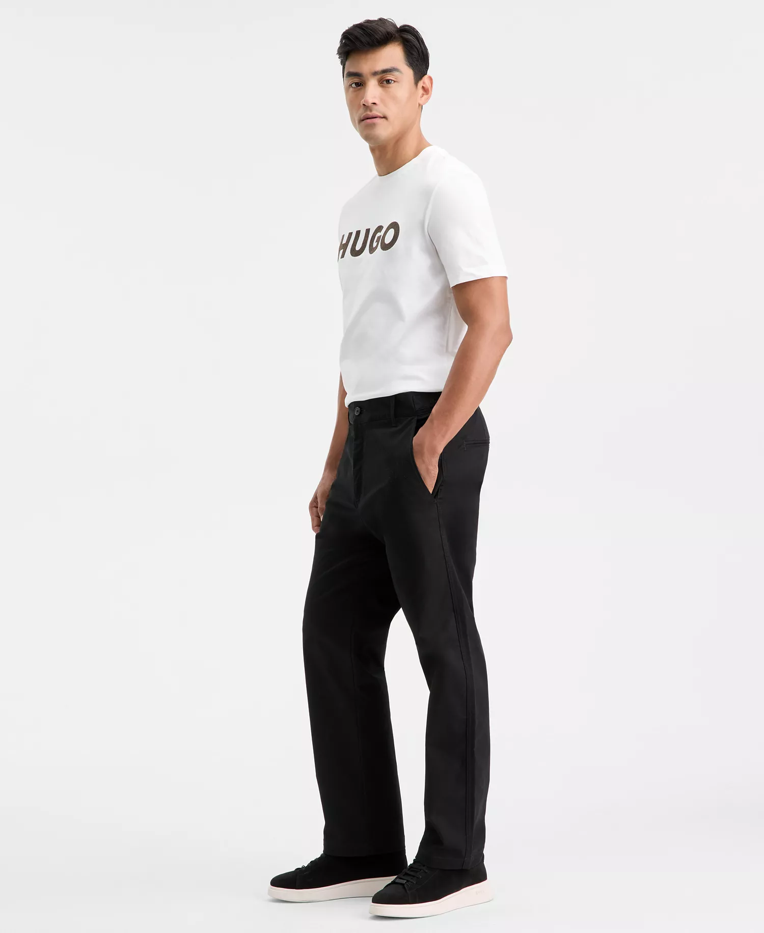Men's Cino261 Regular-Fit Pants - Black - 2XL