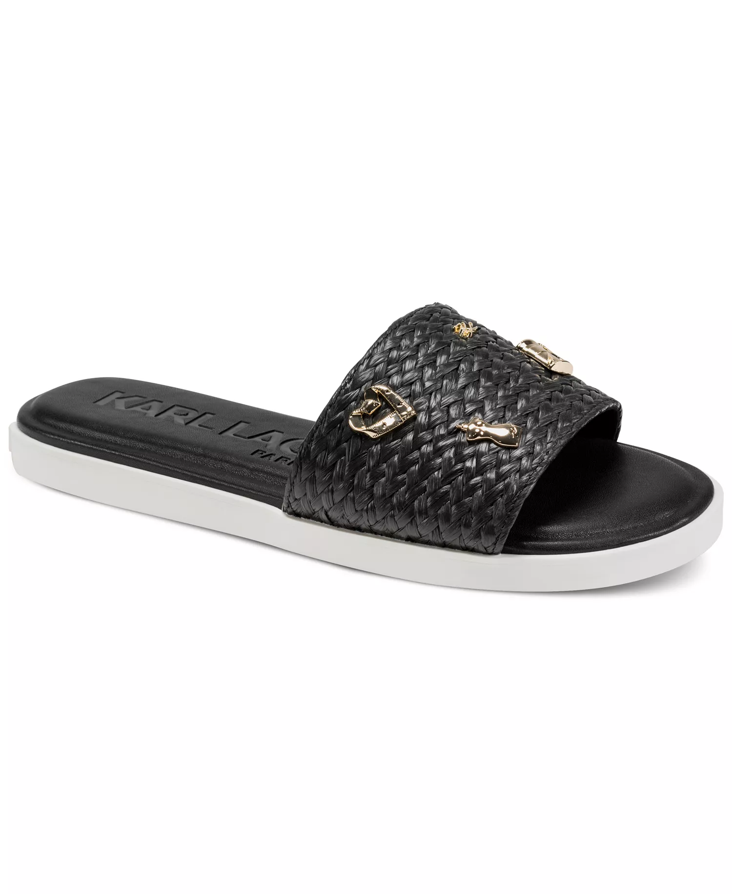 Women's Carenza Atelier Slide Flat Sandals - Black - 10M