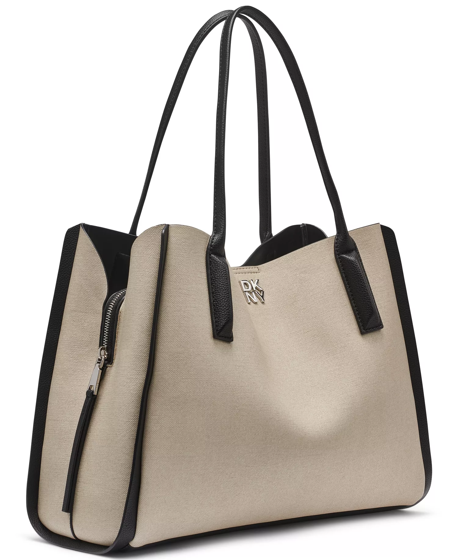 Josie Tote Bag - Natural/Black - No Size