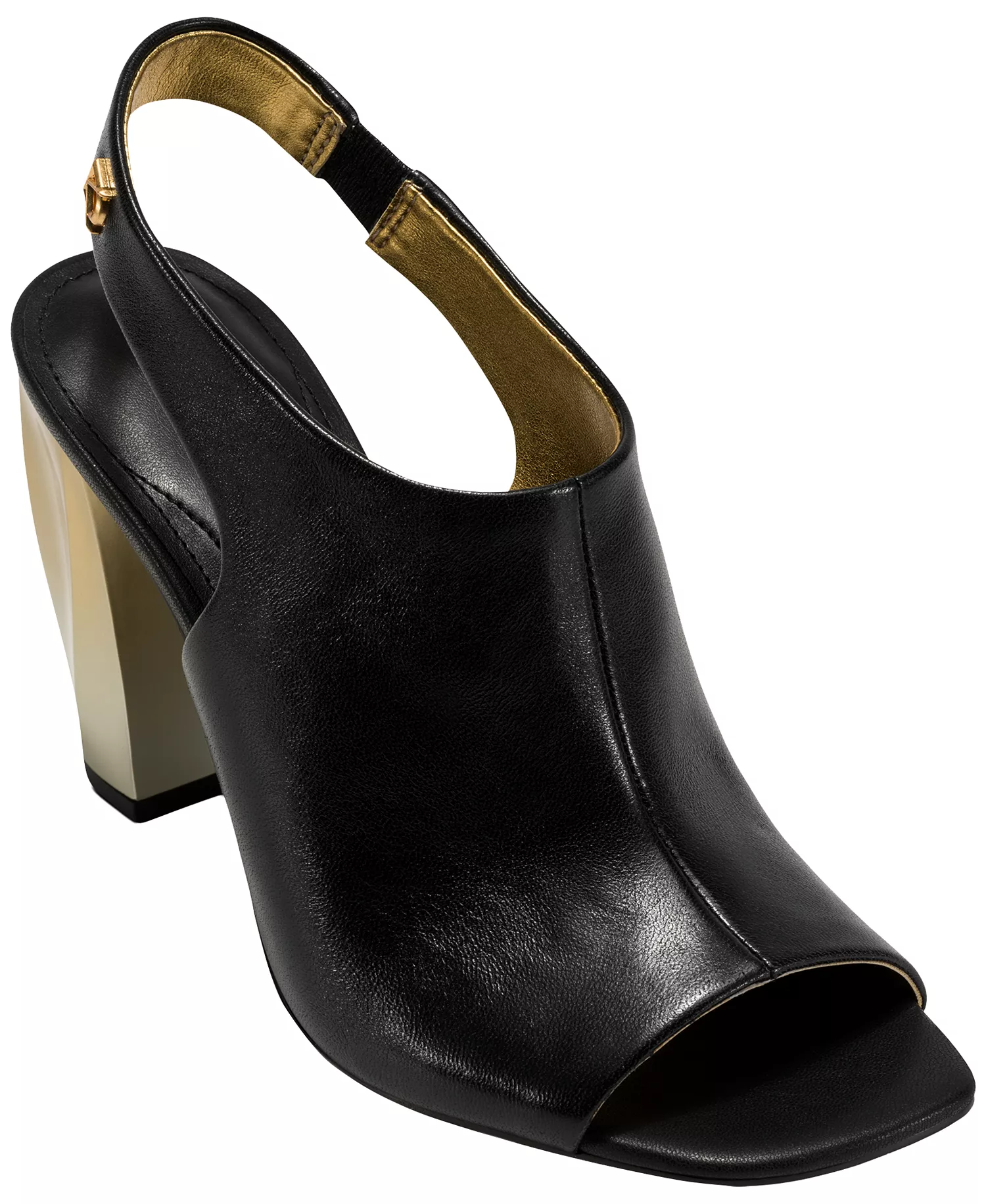 Women's Brietta Peep Toe Slingback Sandals - Black - 10M