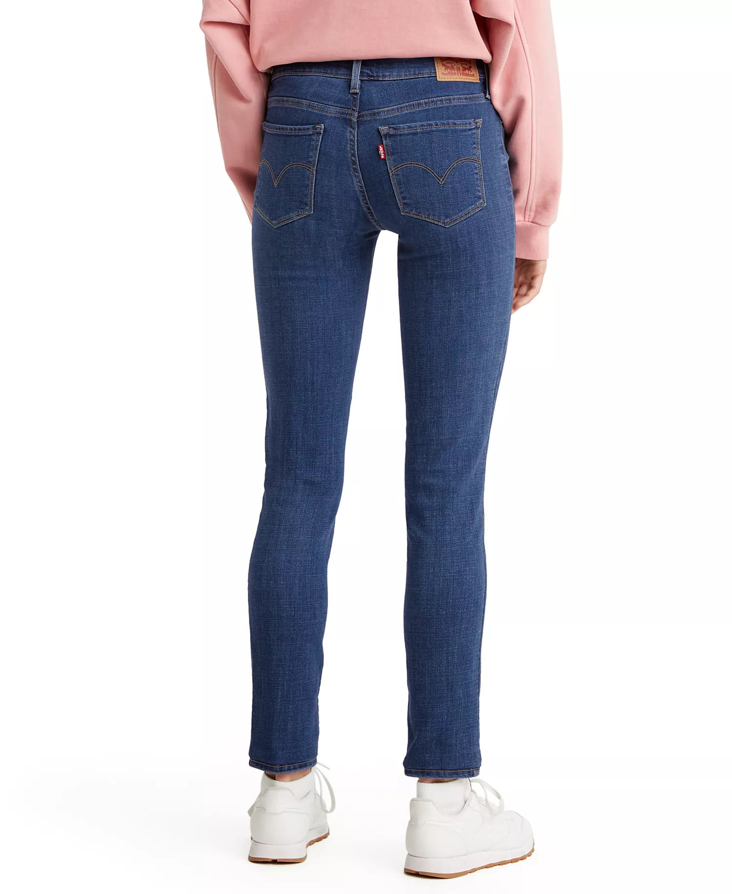 Women's 711 Mid Rise Stretch Skinny Jeans - Cobalt Overboard - 24 - Regular
