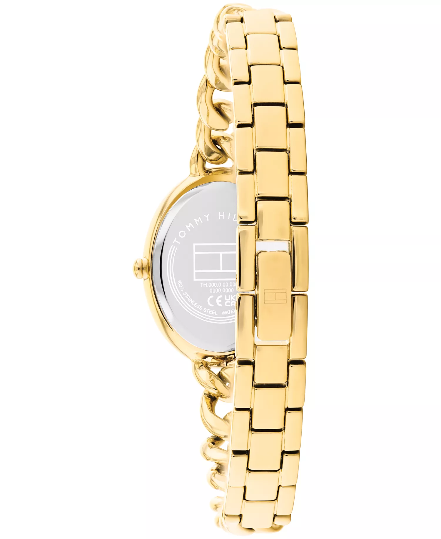 Women's Quartz Gold Tone Stainless Steel Chain Bracelet Watch, 21.5mm - Gold - No Size