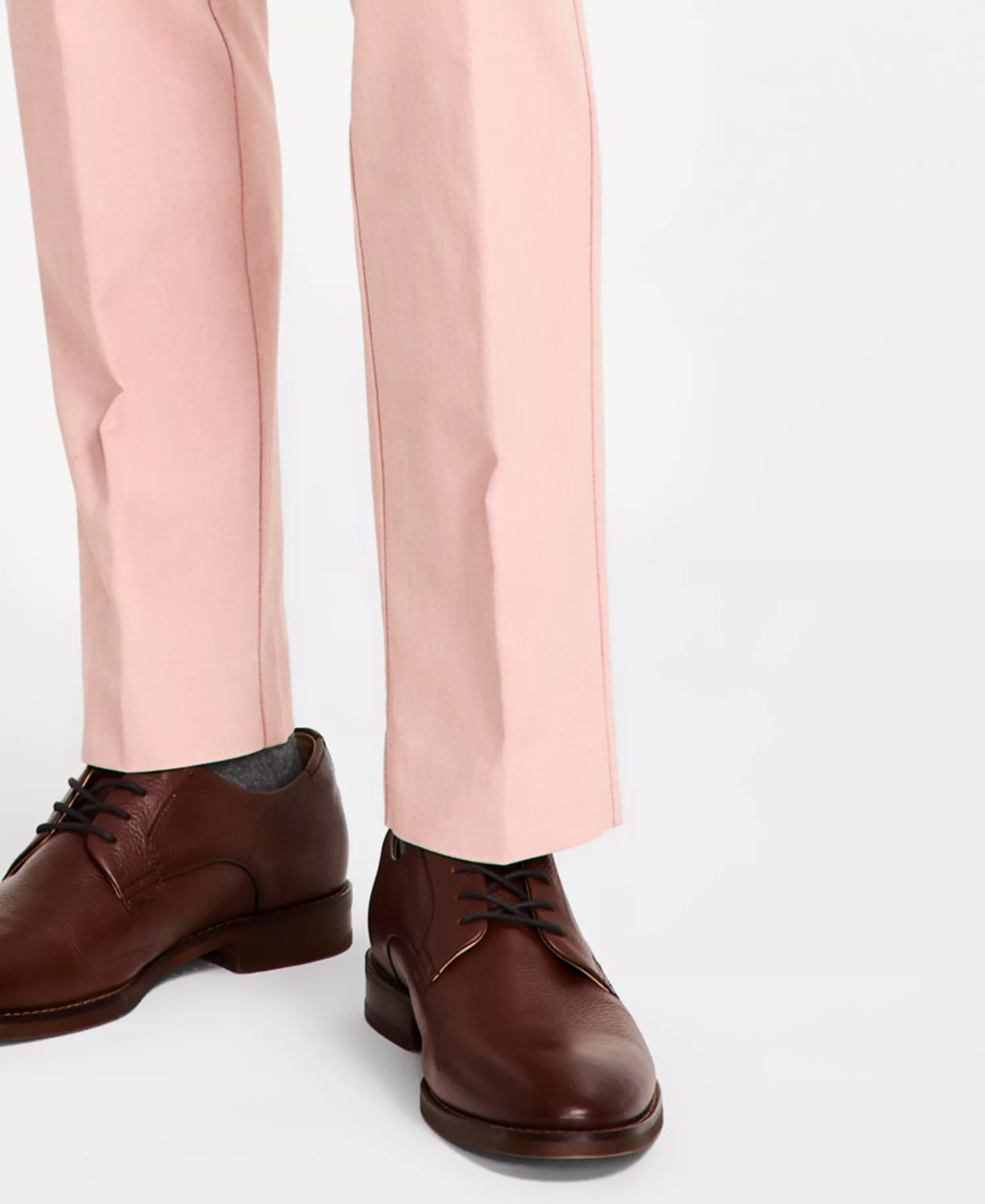 Men's Modern-Fit Solid Dress Pants - Coral - 32 - 30