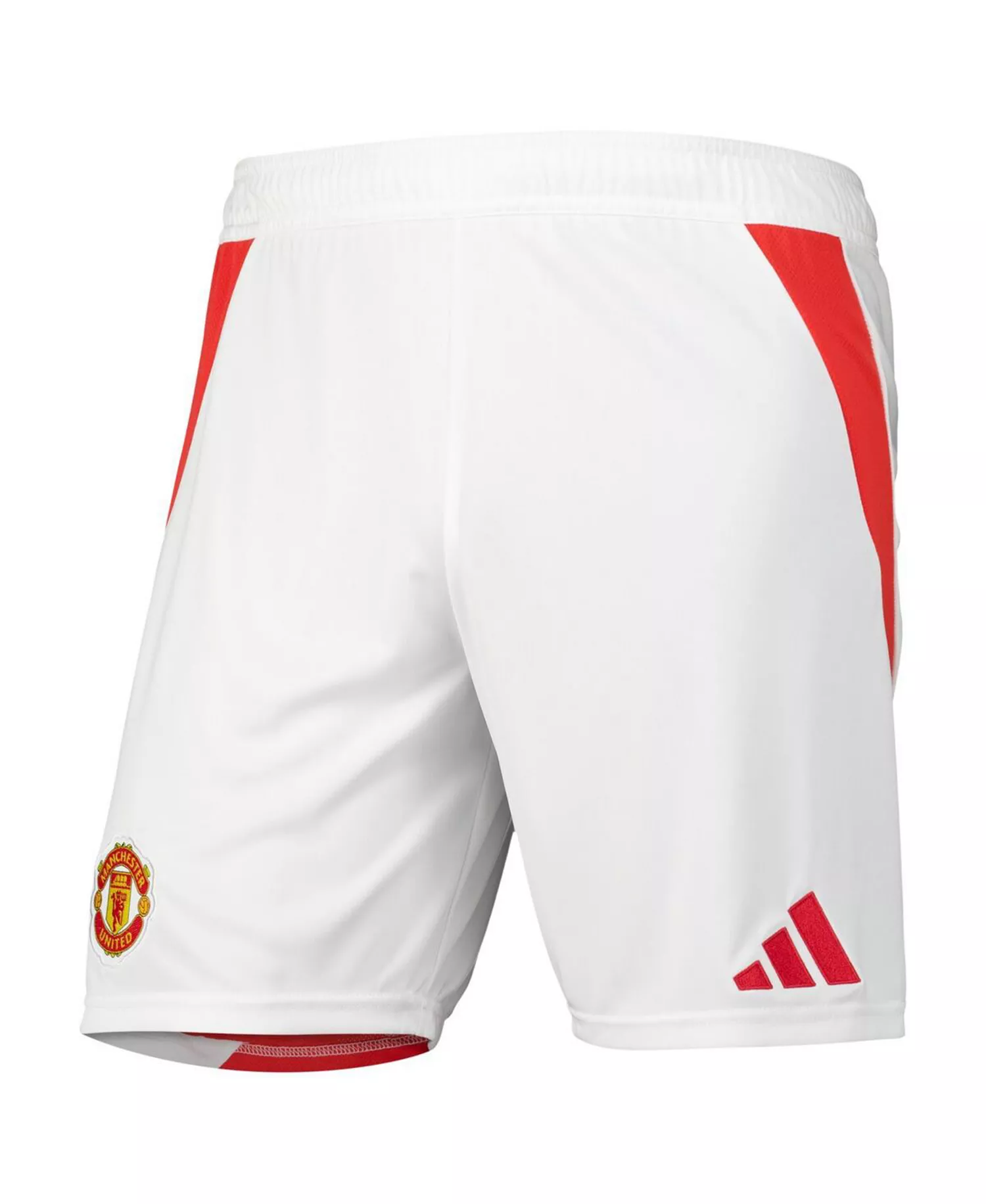Men's White Manchester United 2024/25 Home Replica AEROREADY Shorts - White - 2XL