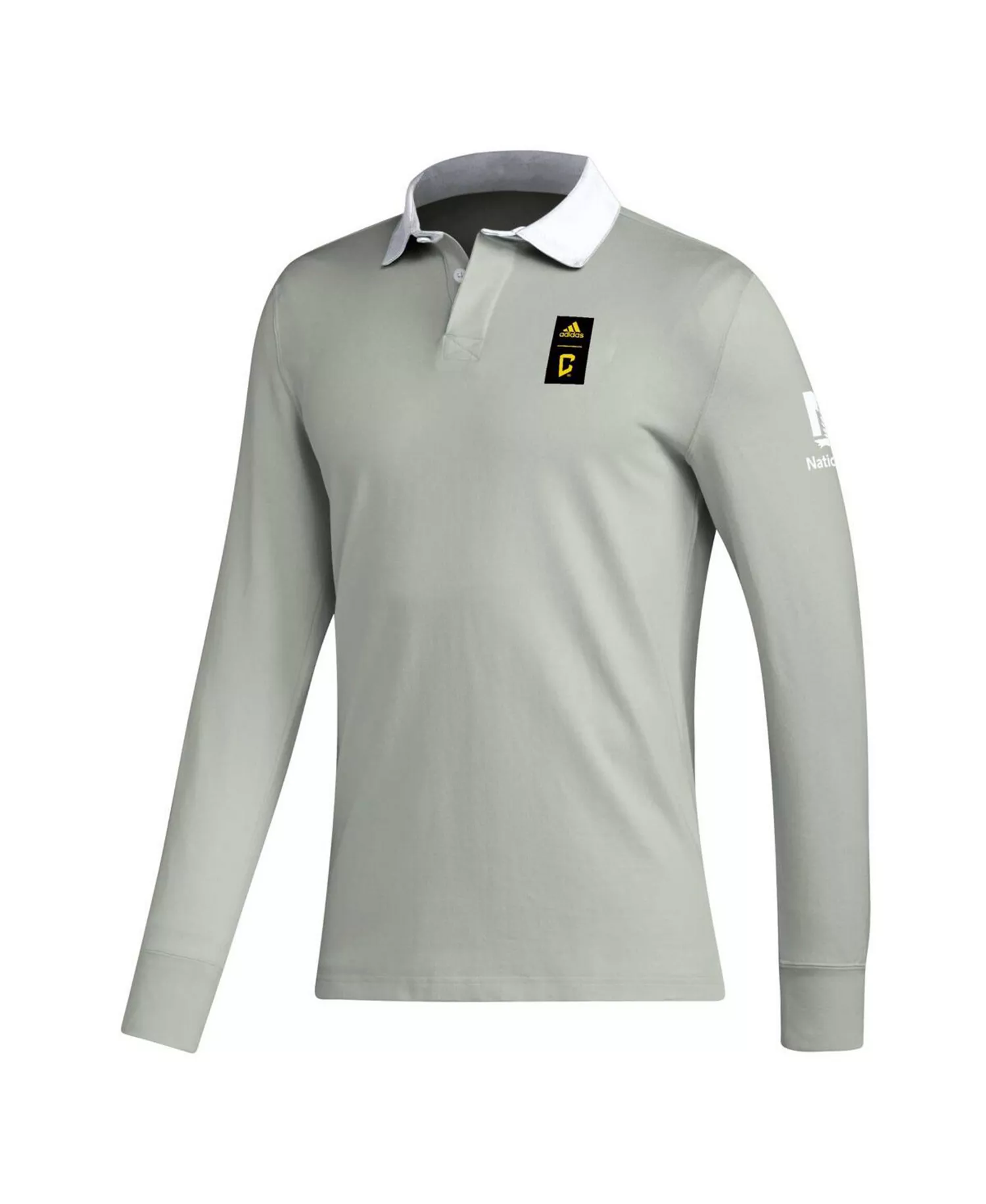 Men's 2023 Player Gray Columbus Crew Travel Long Sleeve Polo Shirt - Gray - S