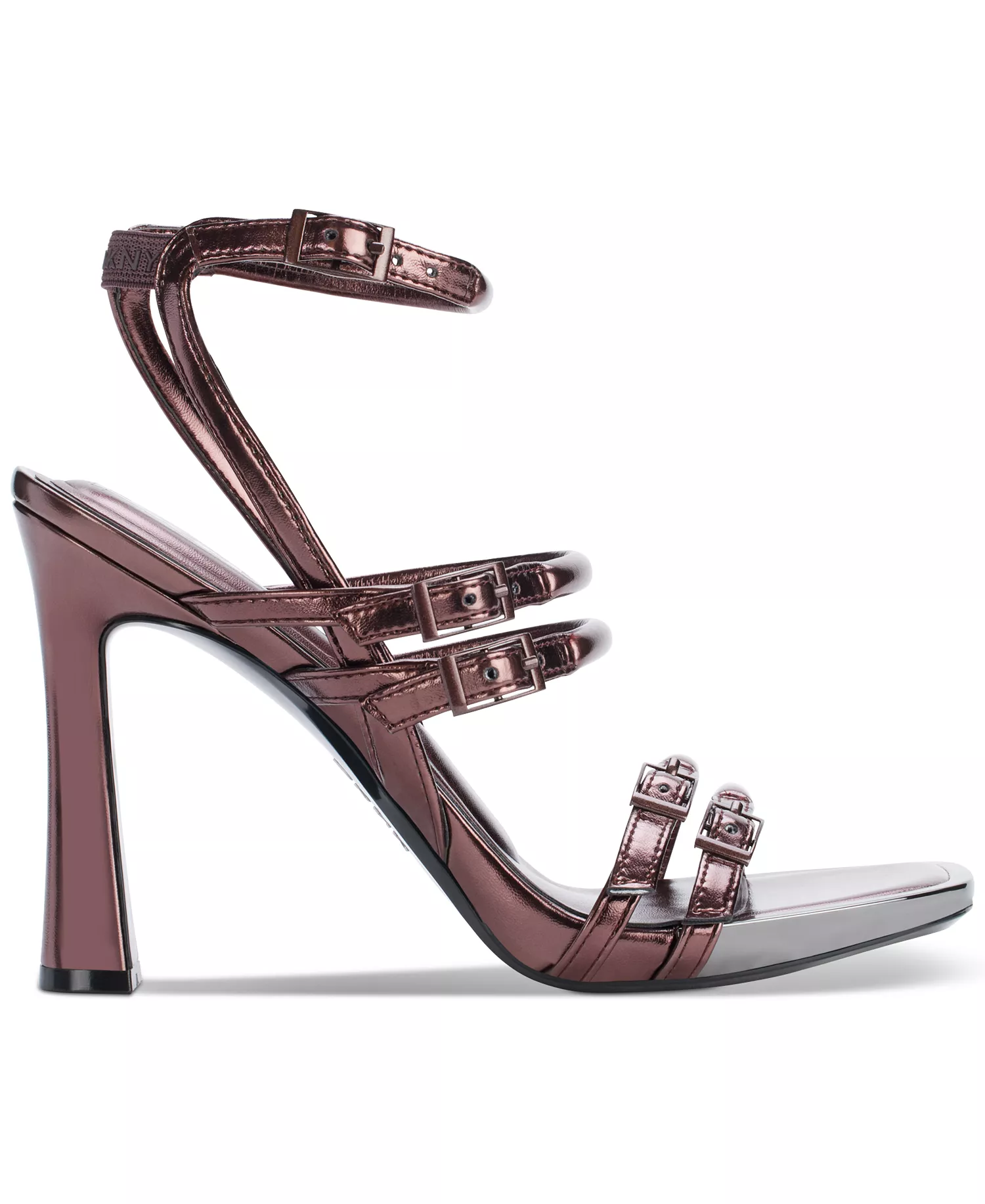 Women's Strappy Multi-Buckle Stiletto Sandals - Antique Rose - 5.5M