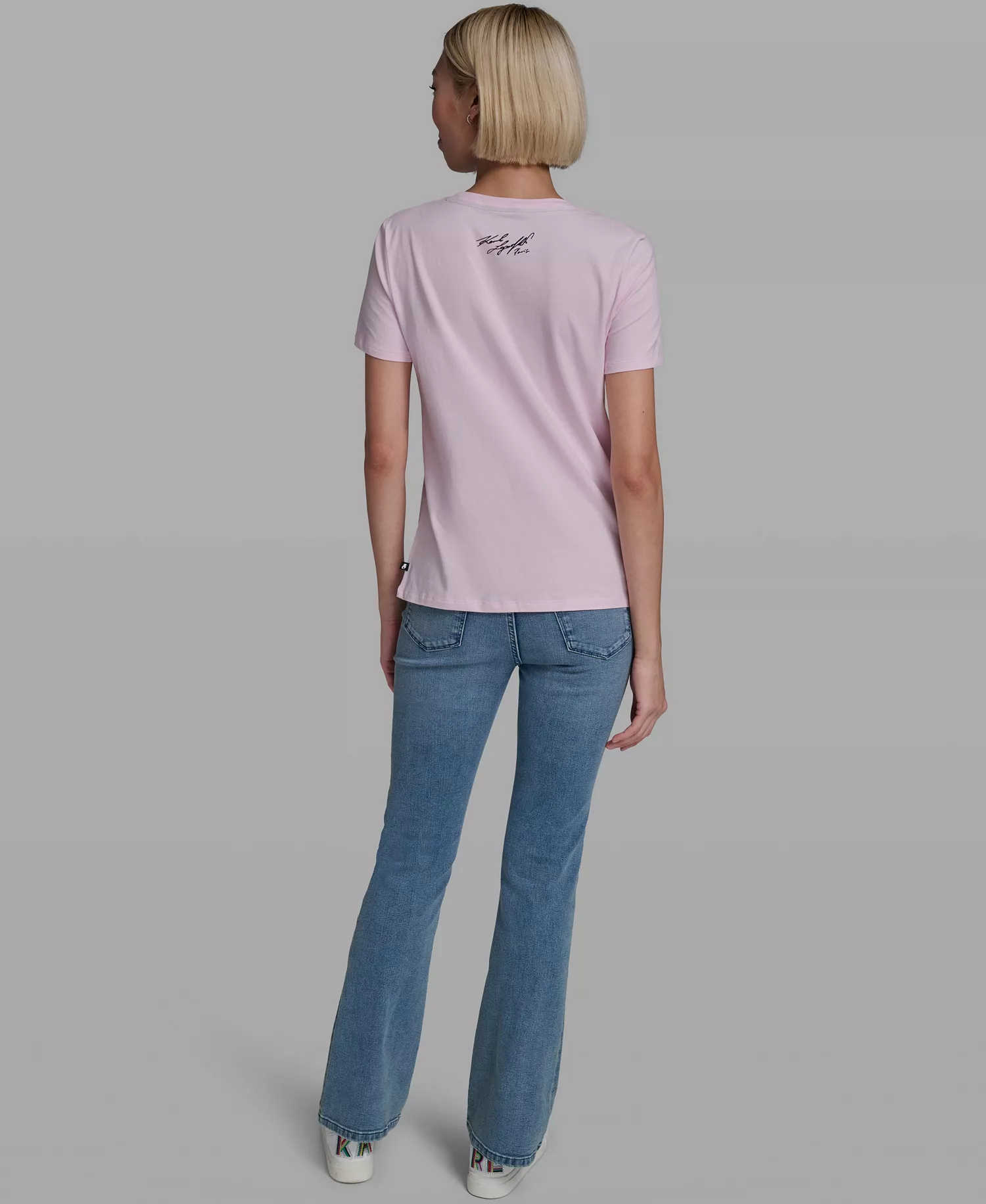 Women's Crew Neck Short-Sleeve T-Shirt - Ballet Slipper - L