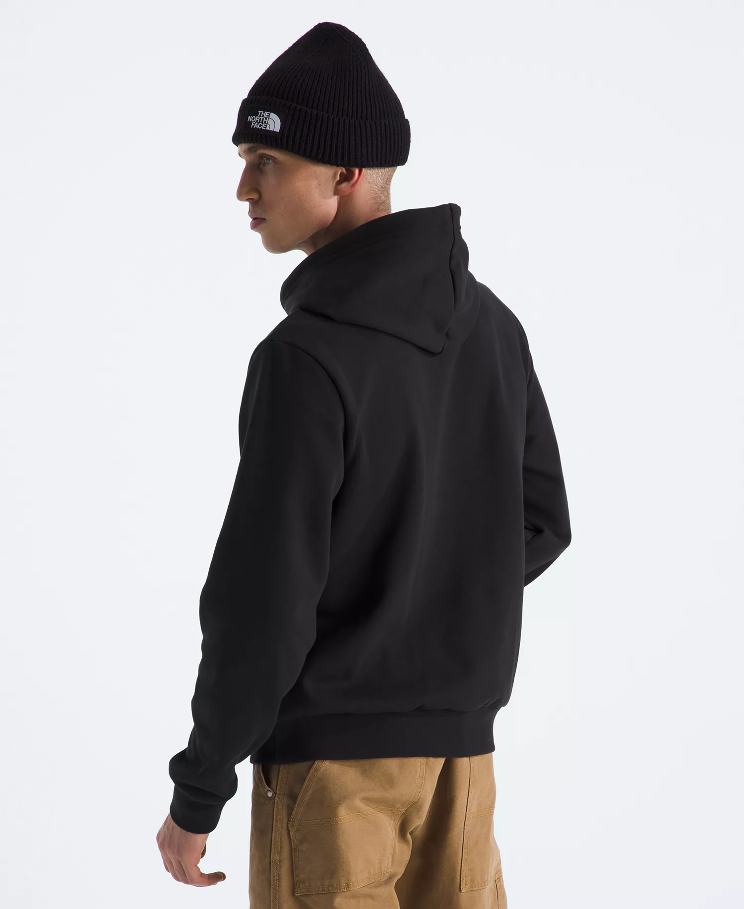 Men's Evolution Regenerative Ink Half Dome Hoodie - Black/Summit Gold Regenerative Ink Print - M