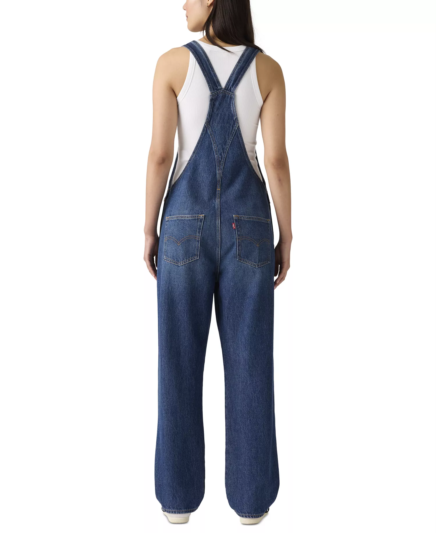 Women's Vintage-Style Cotton Denim Overalls - Propose To Me - L