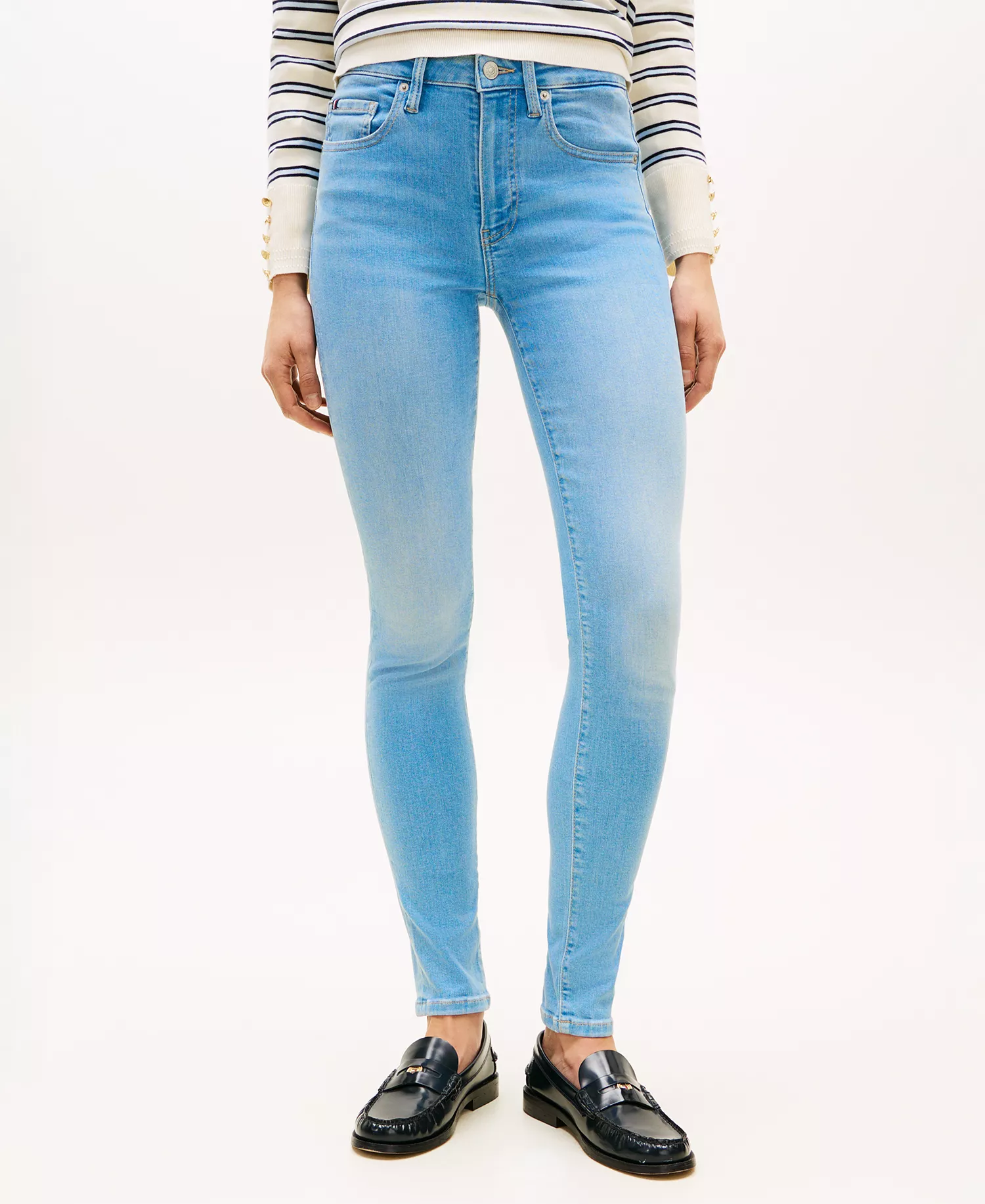 Women's Skinny Ankle Jeans - Light Blue - 10