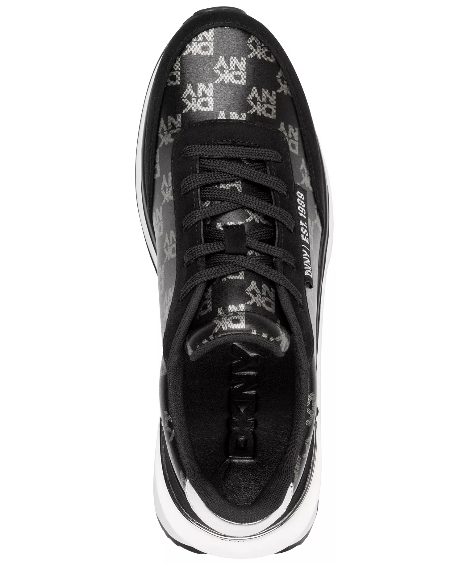Women's Aranae Lace-Up Sneakers - Black, Nickel - 10M