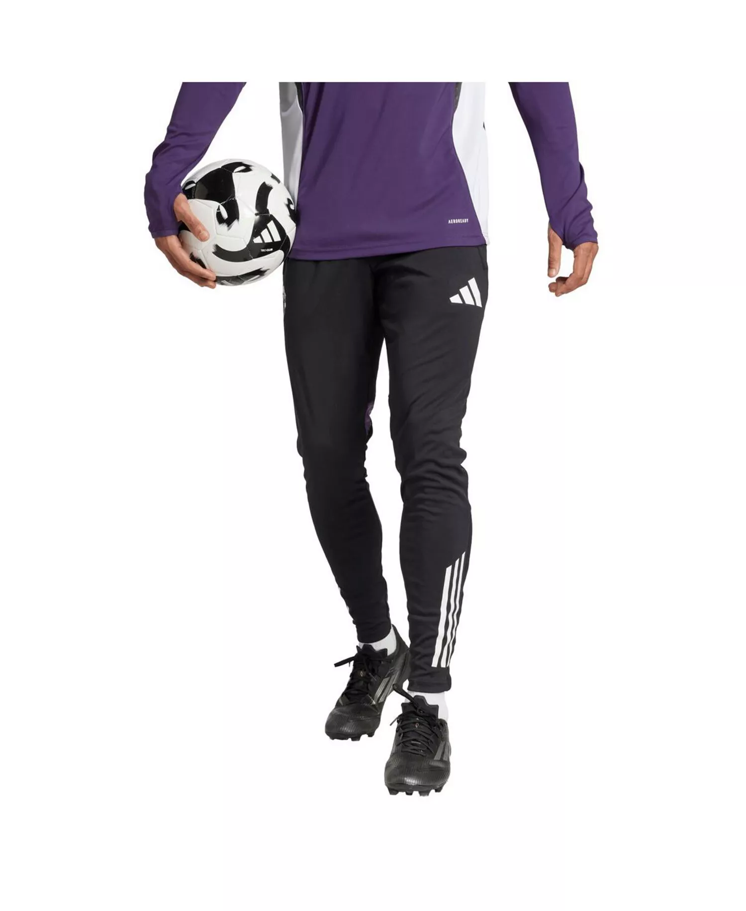 Men's Black Manchester United 2025/26 AEROREADY Training Pants - Black - 2XL