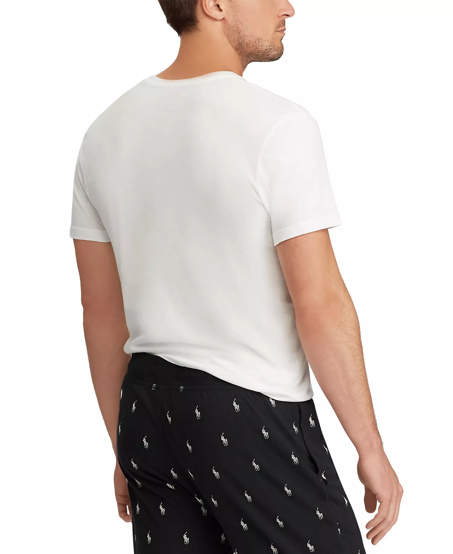 Men's Big and Tall 3-Pack V-Neck Undershirts - Black - 1X Big