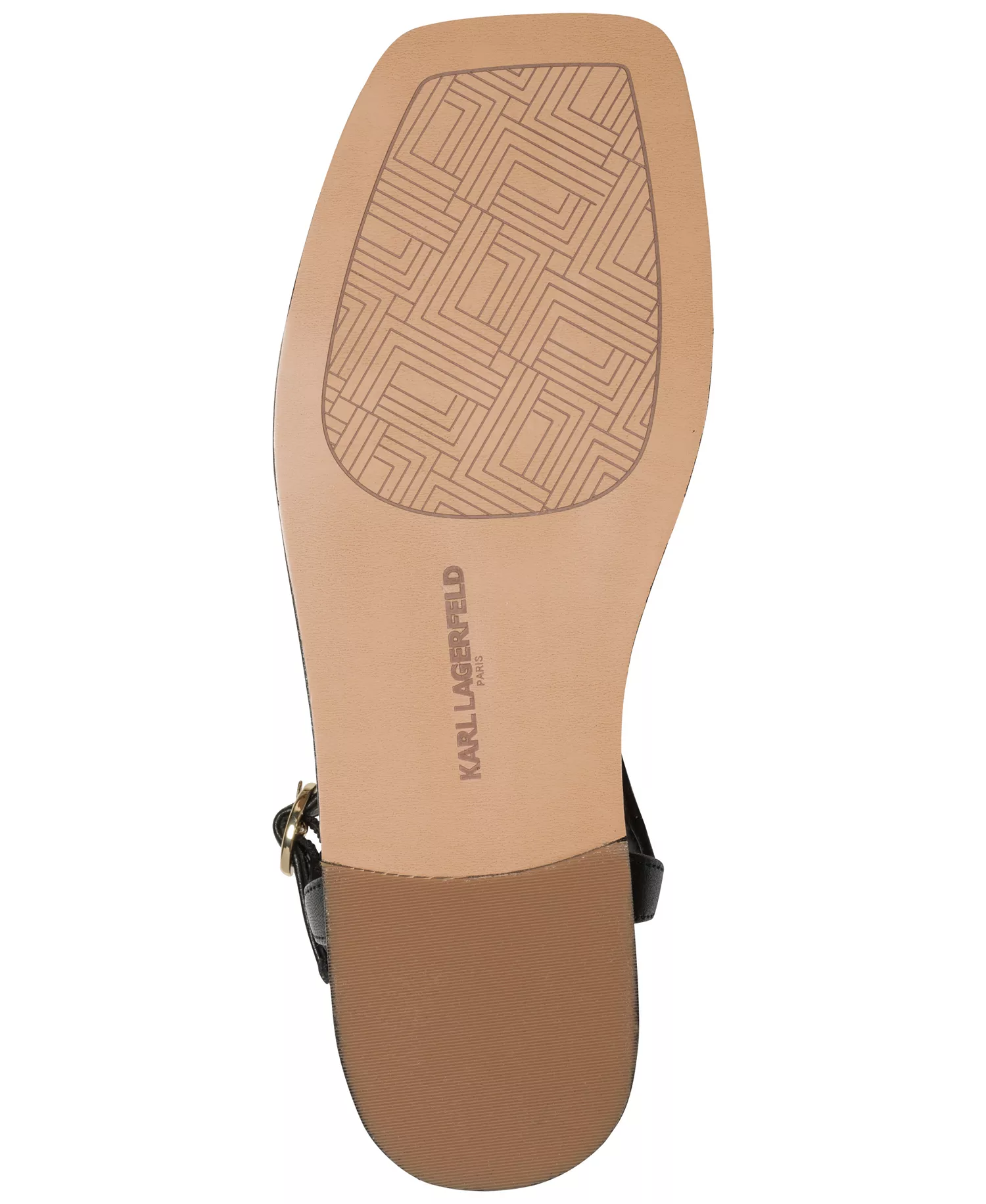 Women's Margate Square Toe Flat Sandals - Black - 10M
