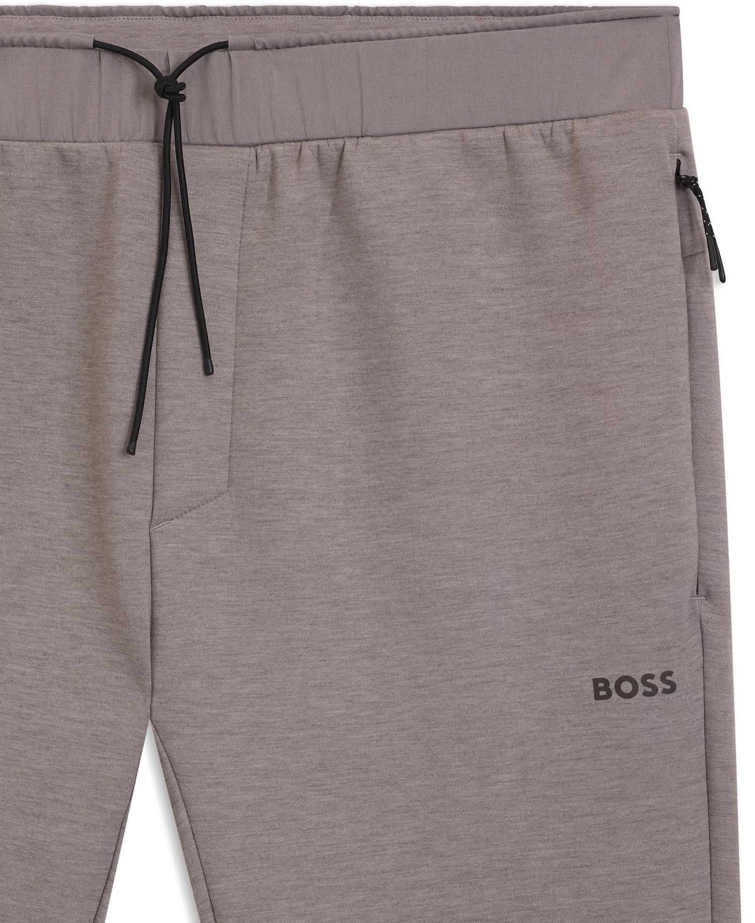 Men's Reflective Detail Regular-Fit Tracksuit Bottom Pants - Open Gray - L