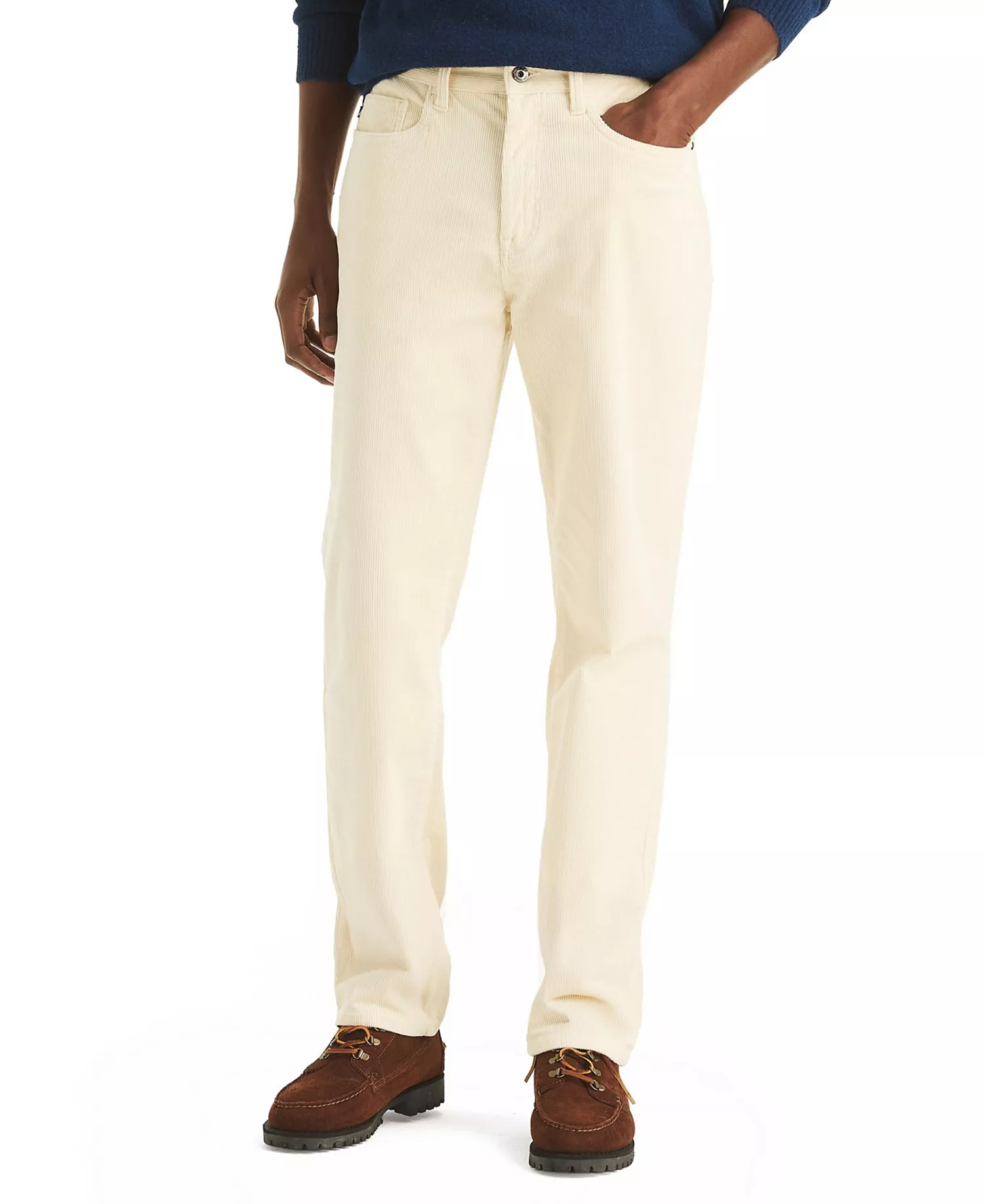 Men's Straight-Fit Corduroy 5 Pocket Pants - Natural - 32 - 30