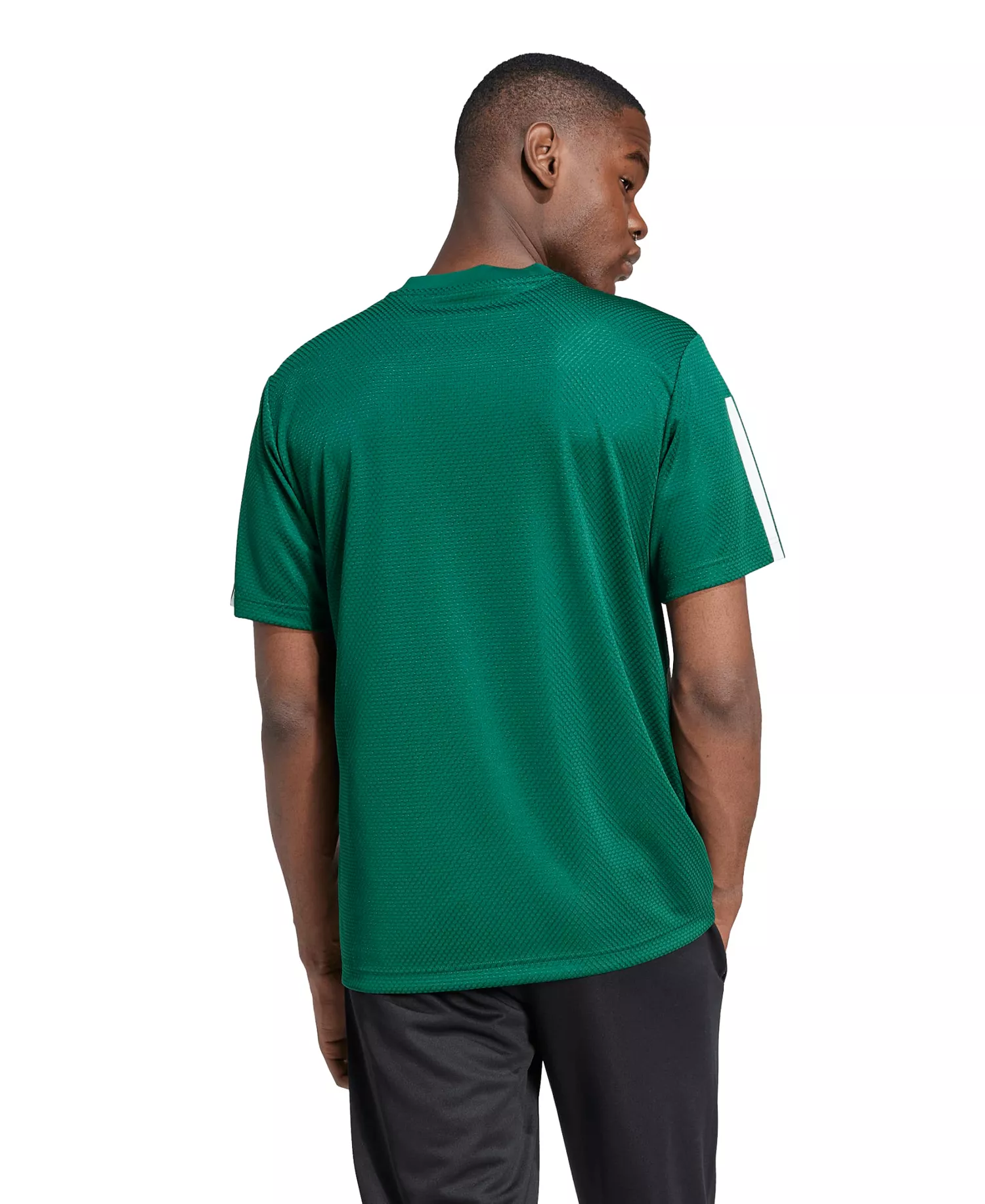 Men's House of Tiro Color Block T-Shirt - Dark green, Bold green, Black - L