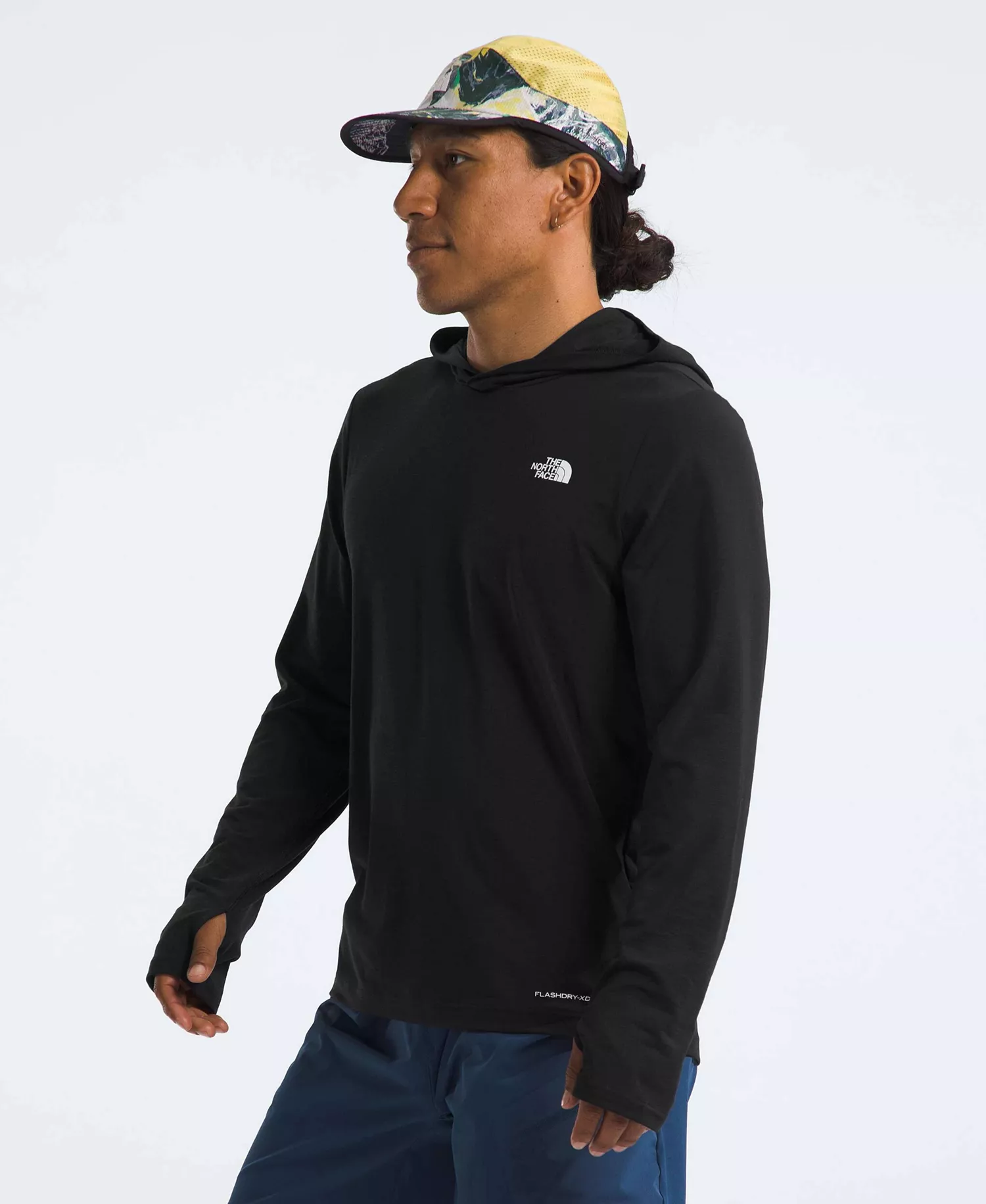 Men's Adventure Sun Hoodie - Black - 2XL
