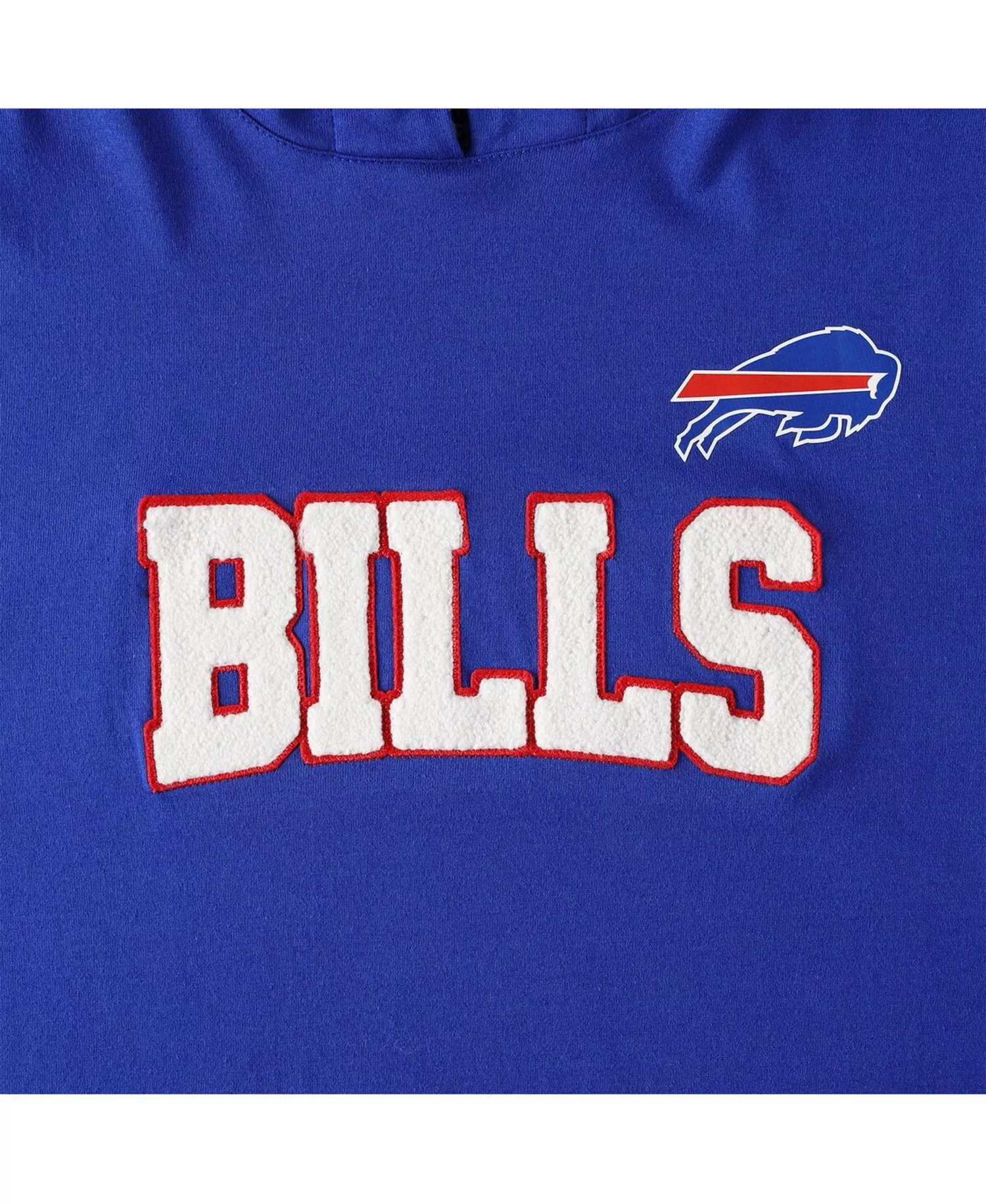Men's Royal, White Buffalo Bills Alex Long Sleeve Hoodie T-shirt - Royal, White - 2XL