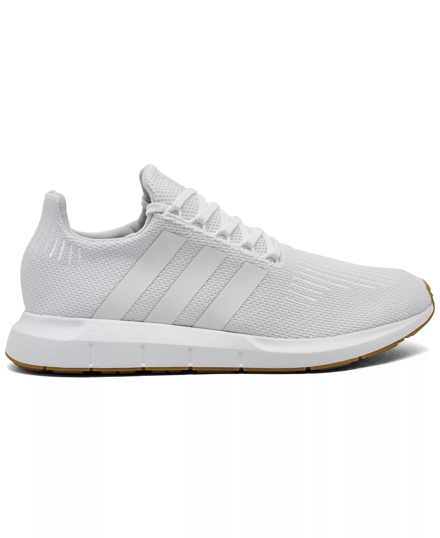 Men's Swift Run 1.0 Casual Sneakers from Finish Line - White, Gum - 10