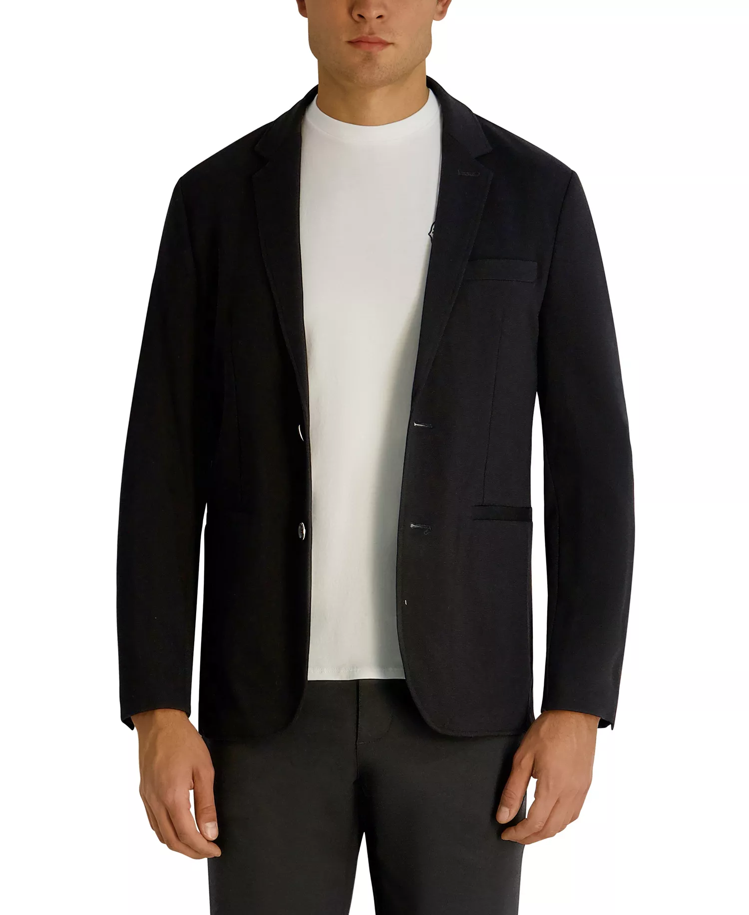 Men's Regular-Fit Blazer - Black - 2XL