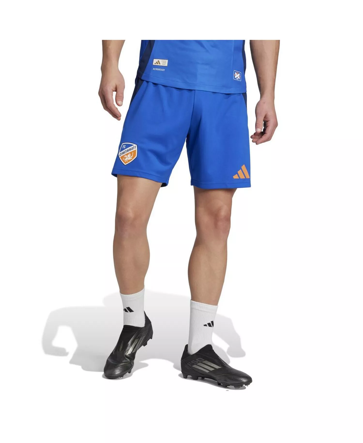 Men's Blue FC Cincinnati Home 2025 Orange and Blue Legacy Kit Authentic Shorts - Blue - 2XL