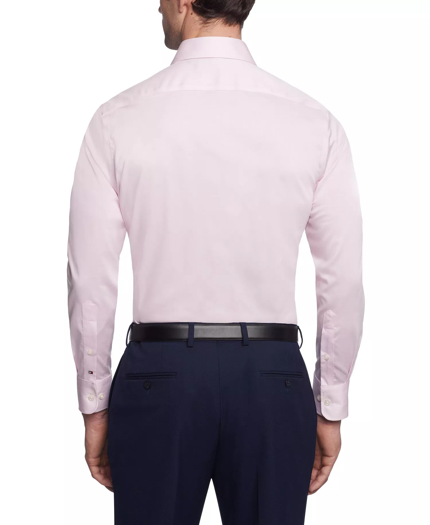 Men's Flex Wrinkle Free Stretch Twill Dress Shirt, Regular & Slim Fit - Classic Pink - 14.5 32/33