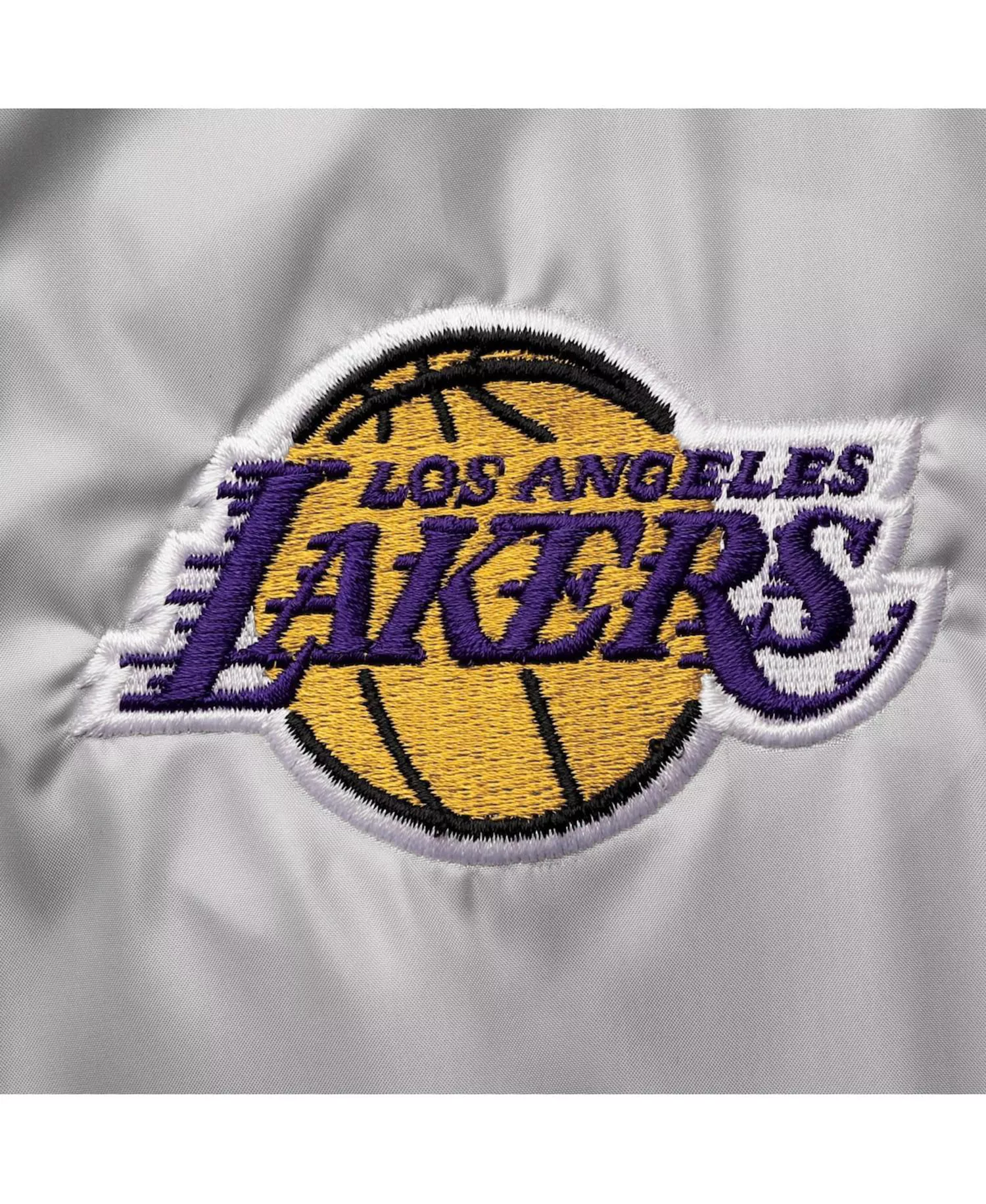 Women's Gray Los Angeles Lakers Flashback Full-Zip Jacket - Gray - Small