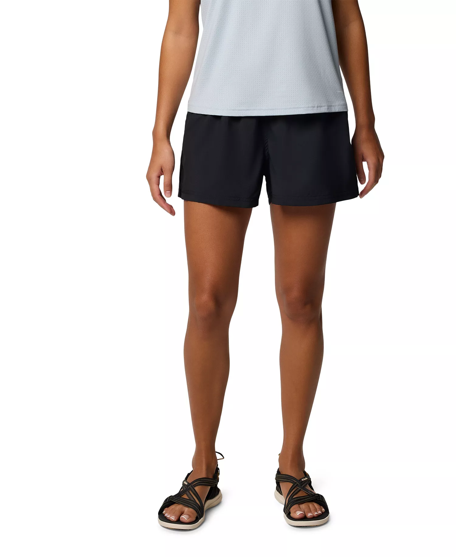Women's Mid Rise Blue Vista Hill Shorts - Black - L