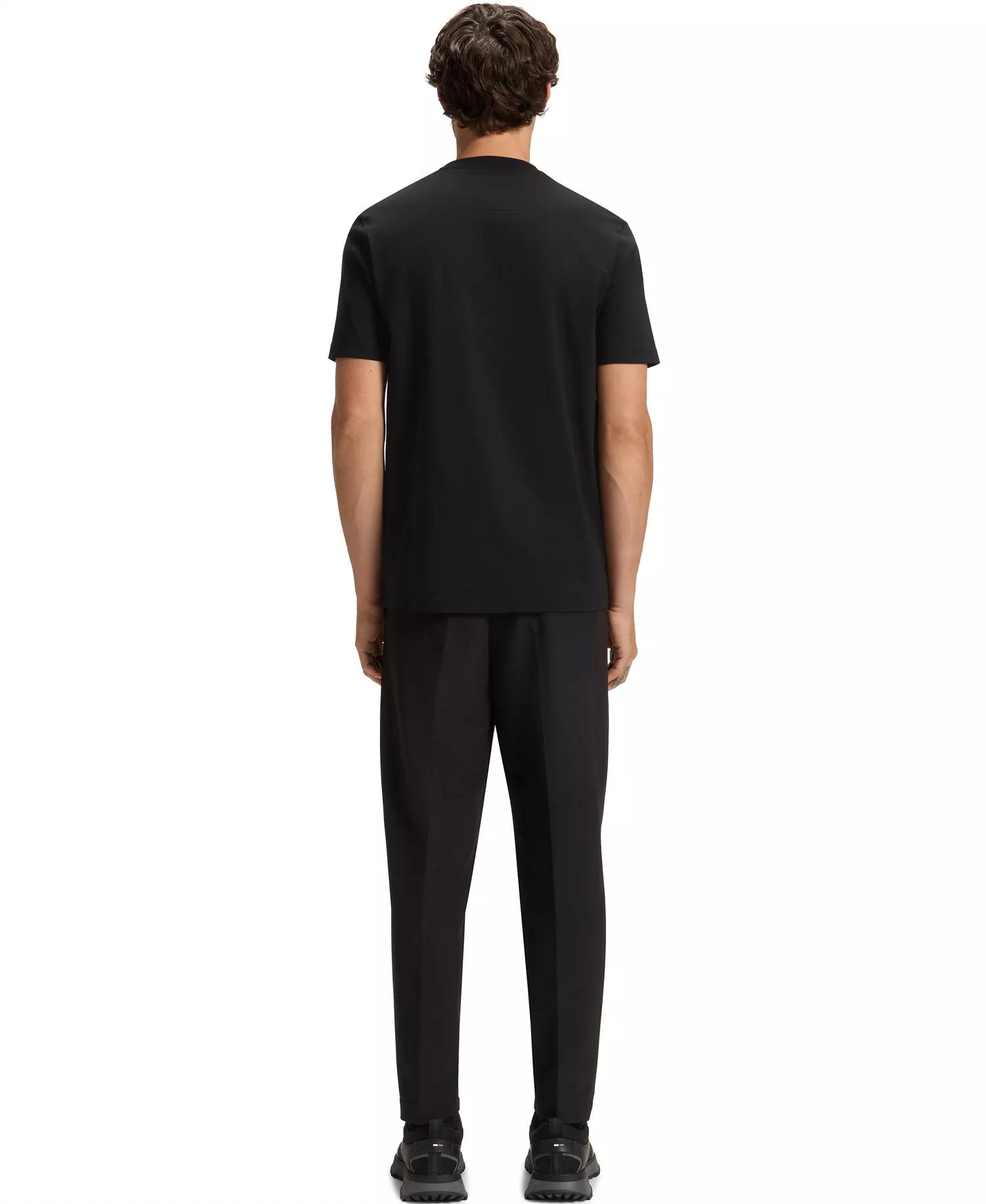 Men's 3D Logo Cotton-Jersey T-Shirt - Black - 2XL