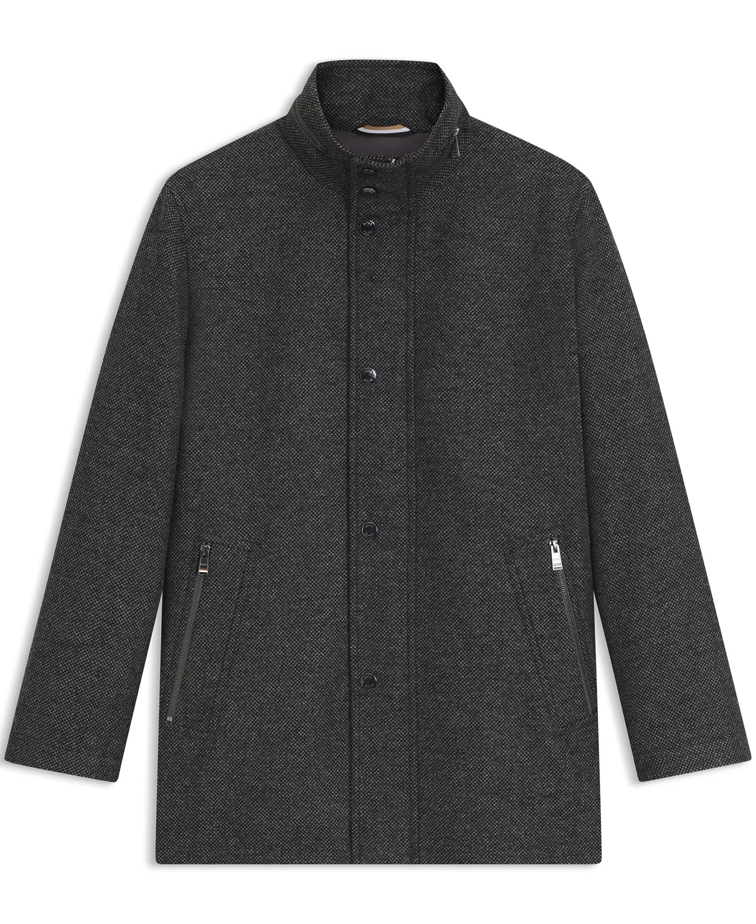 Men's Relaxed-Fit Wool-Blend Coat - Open Gray - 38R