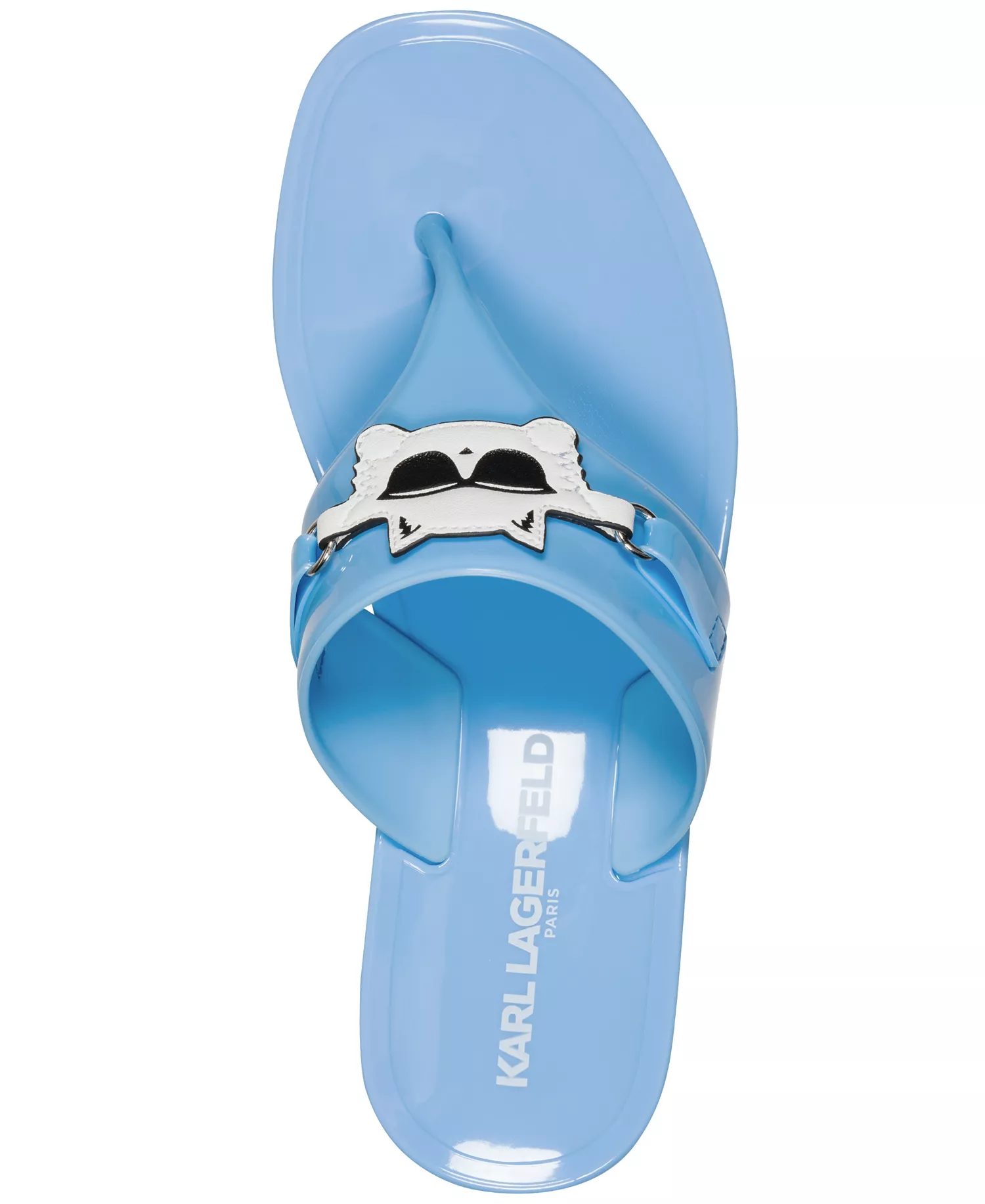 Women's Vayla Jelly Thong Flat Sandals - Baltic Blue - 10