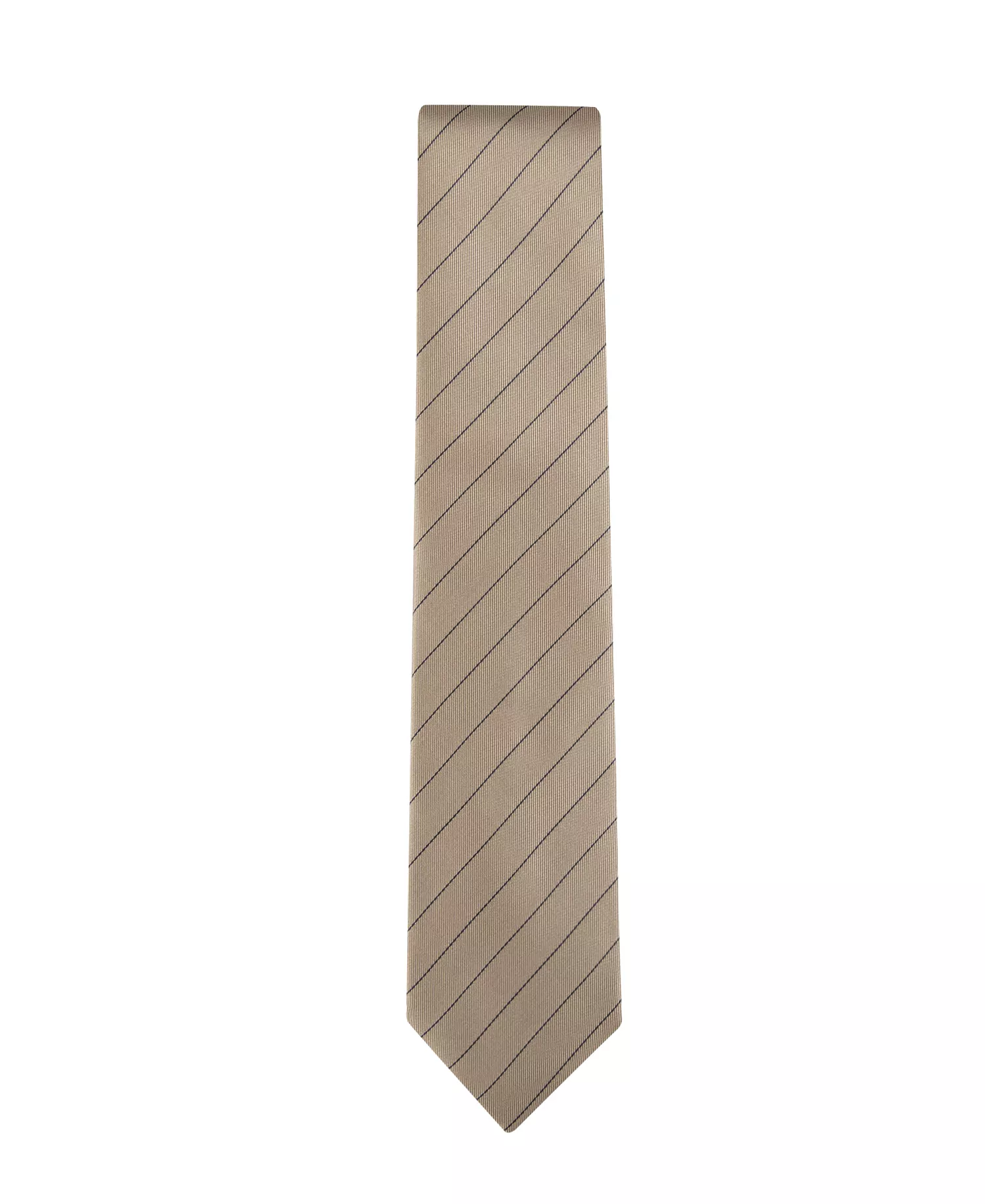 Men's Hallie Pin Stripe Tie - Taupe - ONE SIZE