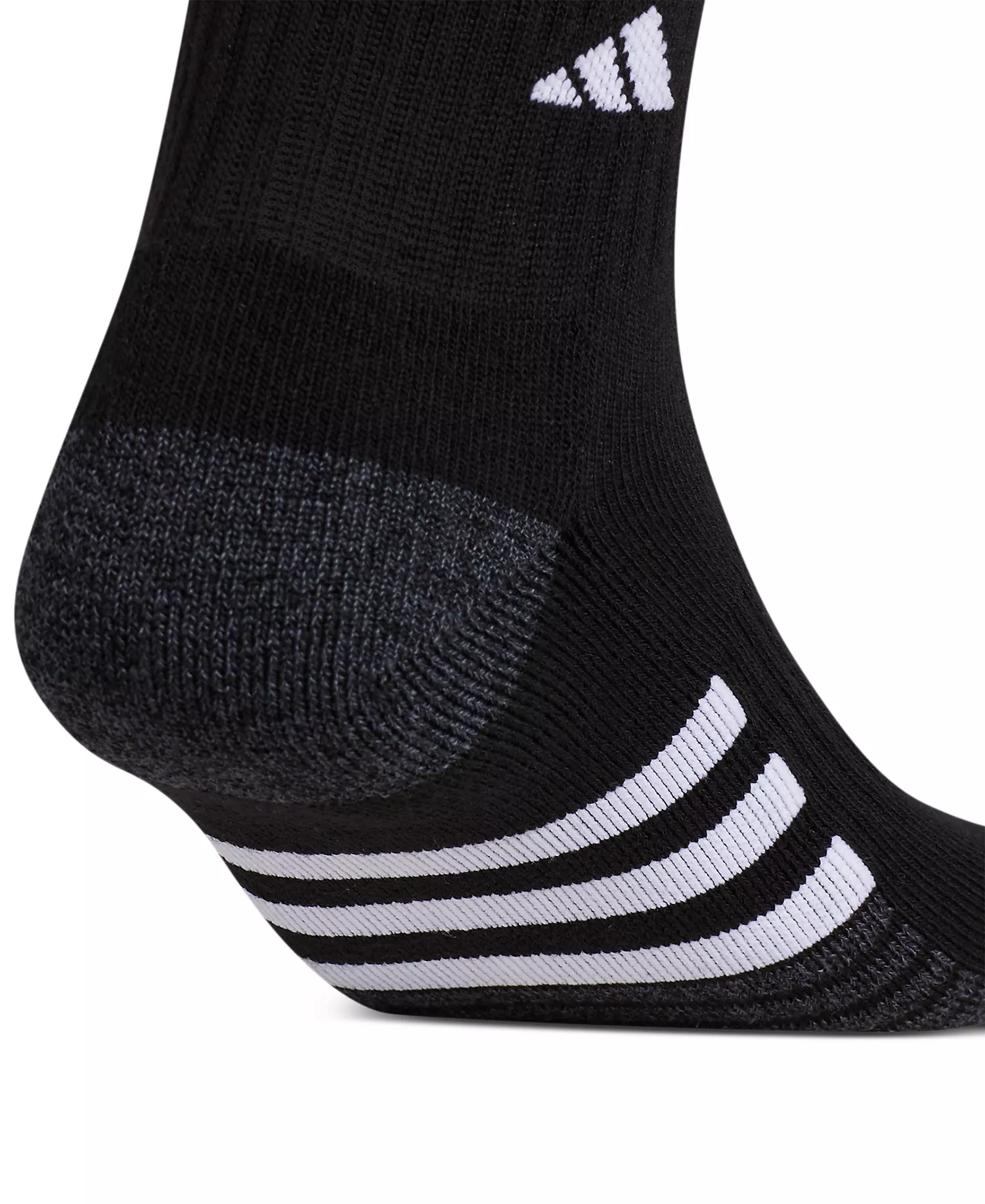 Men's 3-pk. Cushioned Quarter Logo Socks - Black - L