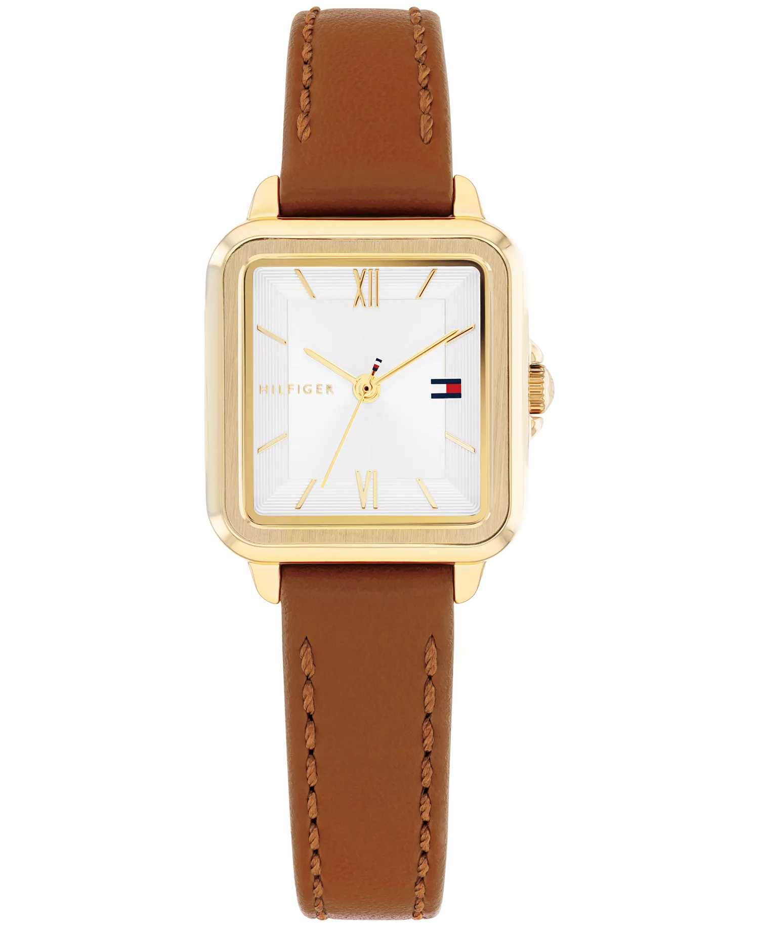 Women's Quartz Tan Leather Strap Watch, 22.5mm - Brown - 22.5