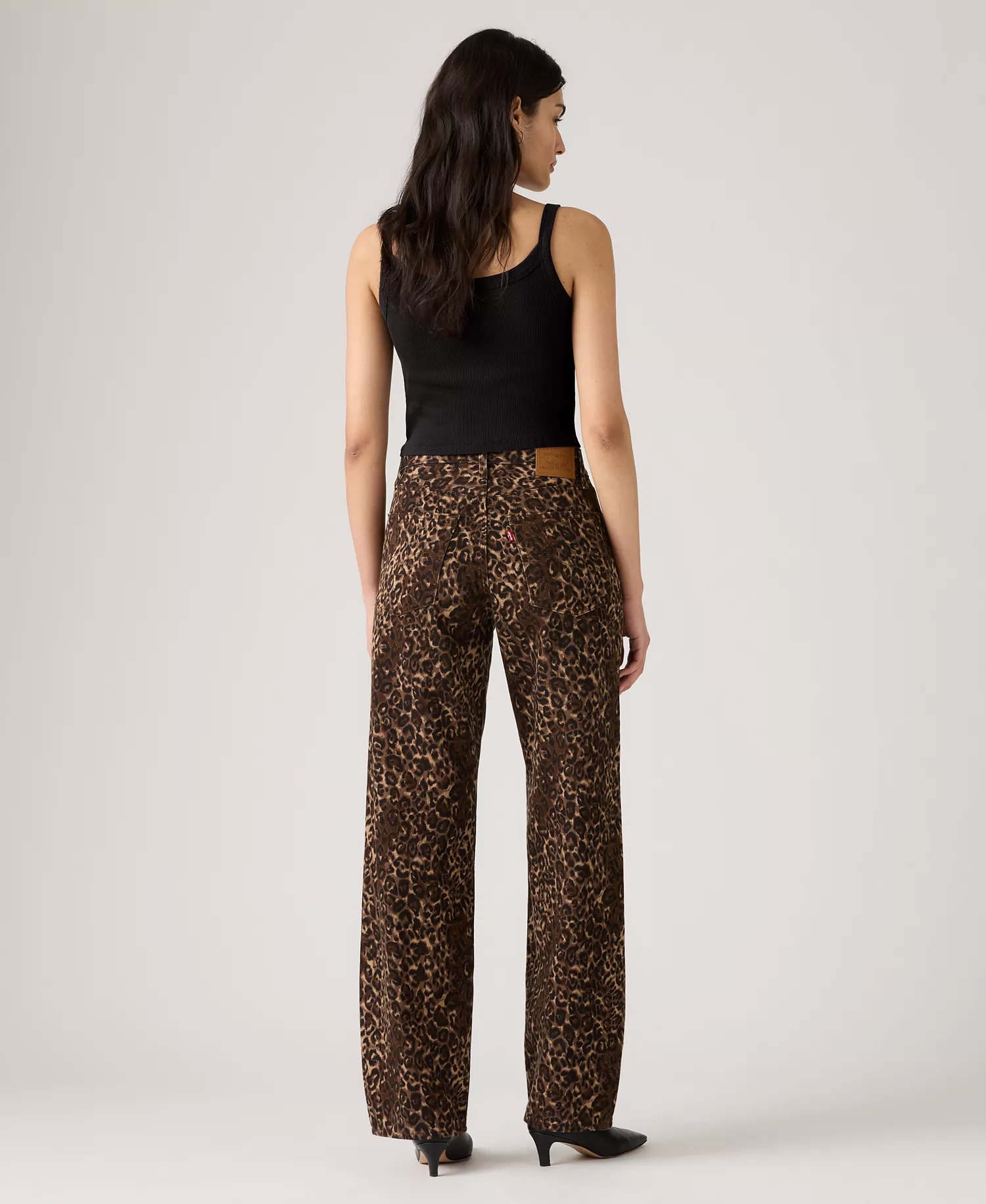 Premium Women's Baggy Dad Mid Rise Jeans - Cat Eyes - 28