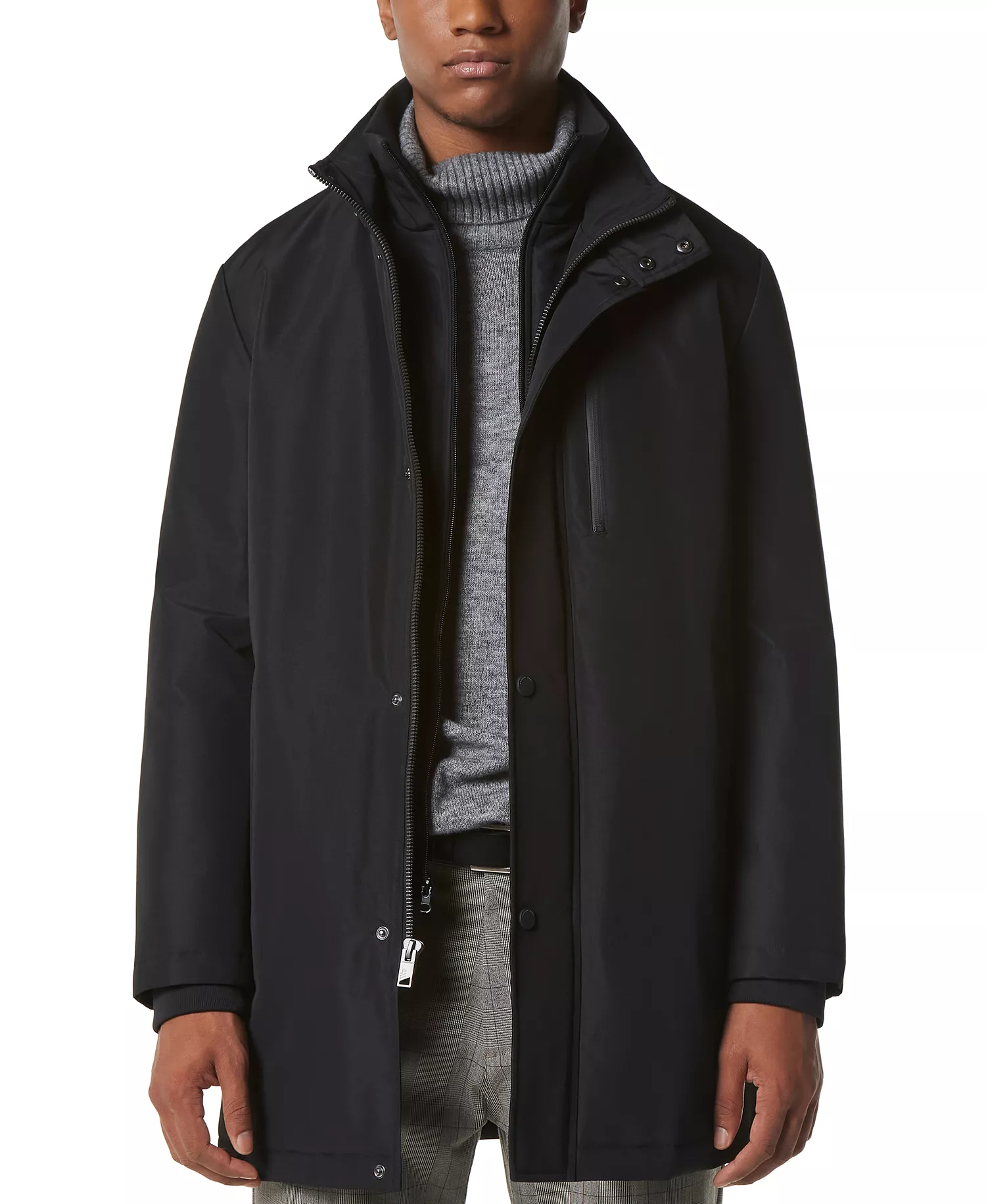 Men's Picton City Rain Car Coat - Black - L