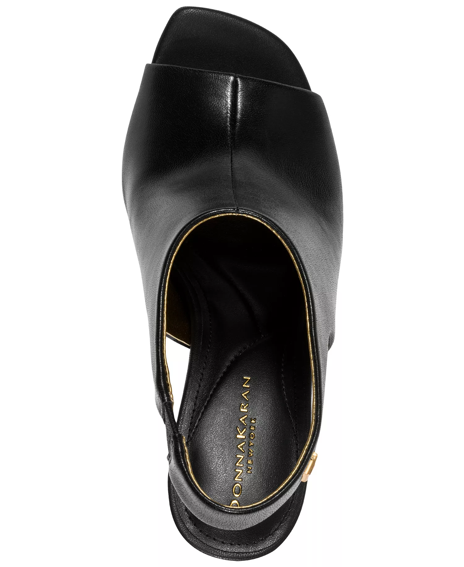 Women's Brietta Peep Toe Slingback Sandals - Black - 10M