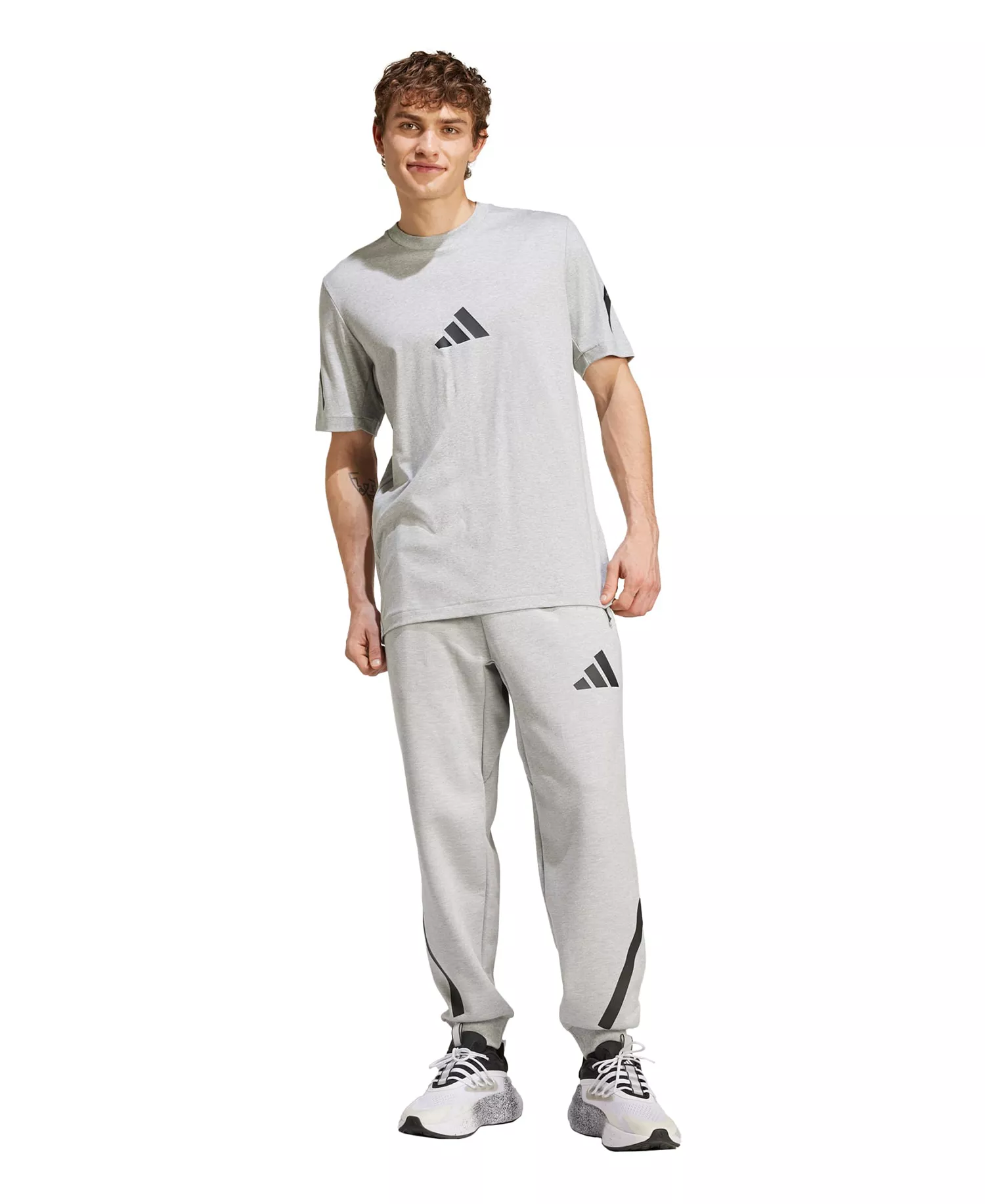 Men's Regular Fit T-Shirt - Gray heather - 2XL