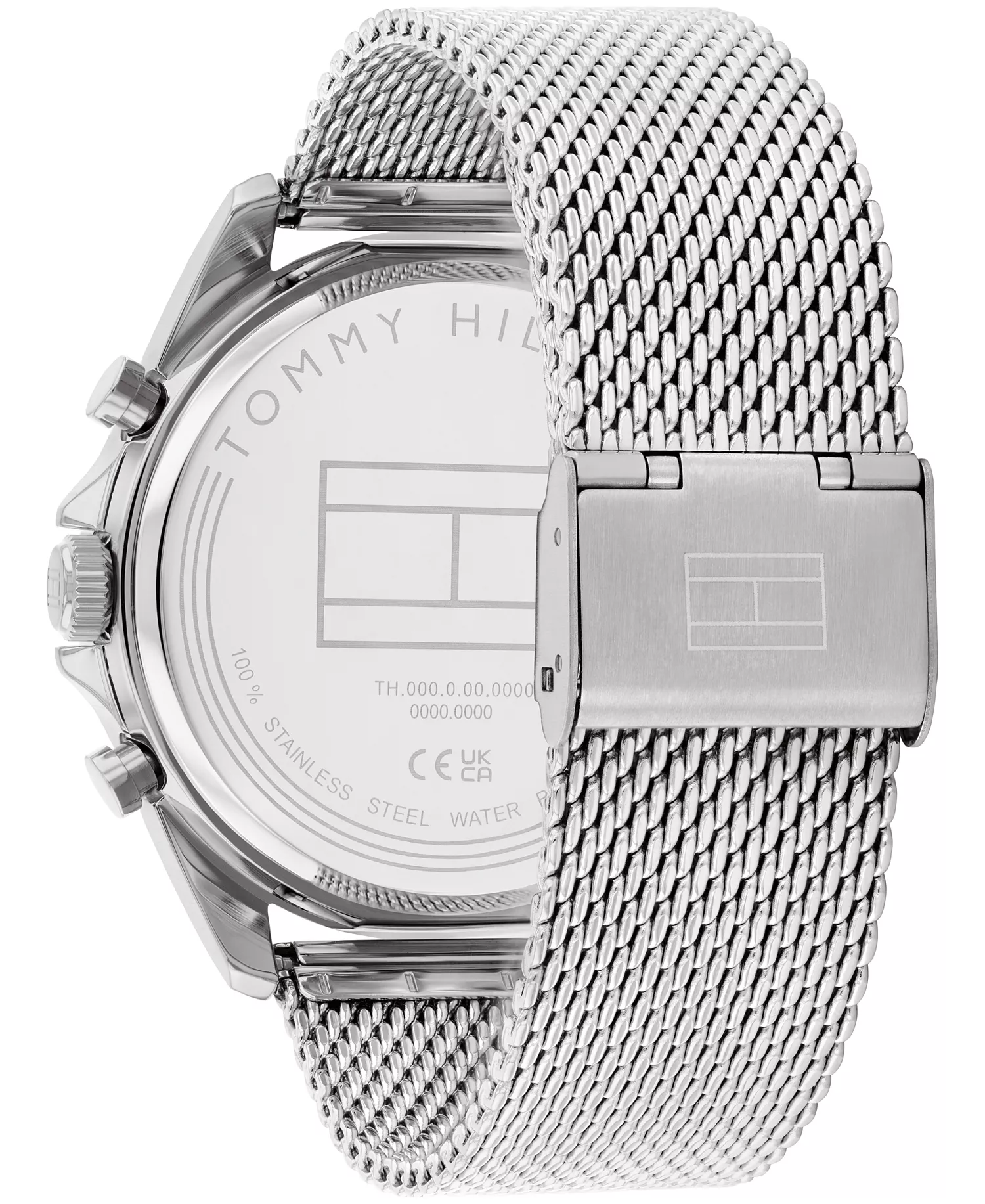 Men's Multifunction Silver Stainless Steel 43.5mm - Silver - 43.5