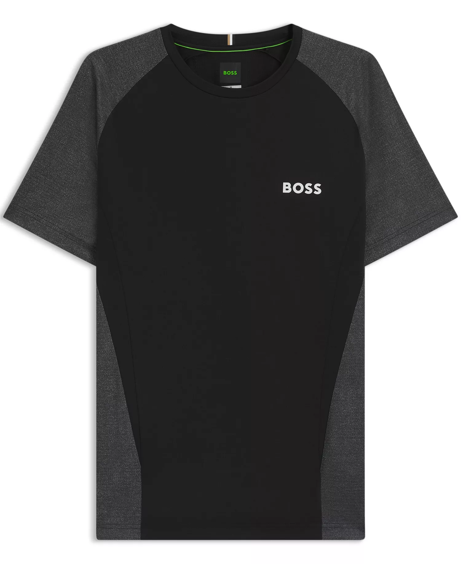 Men's Mesh Jersey Slim-Fit T-Shirt - Black - 2XL