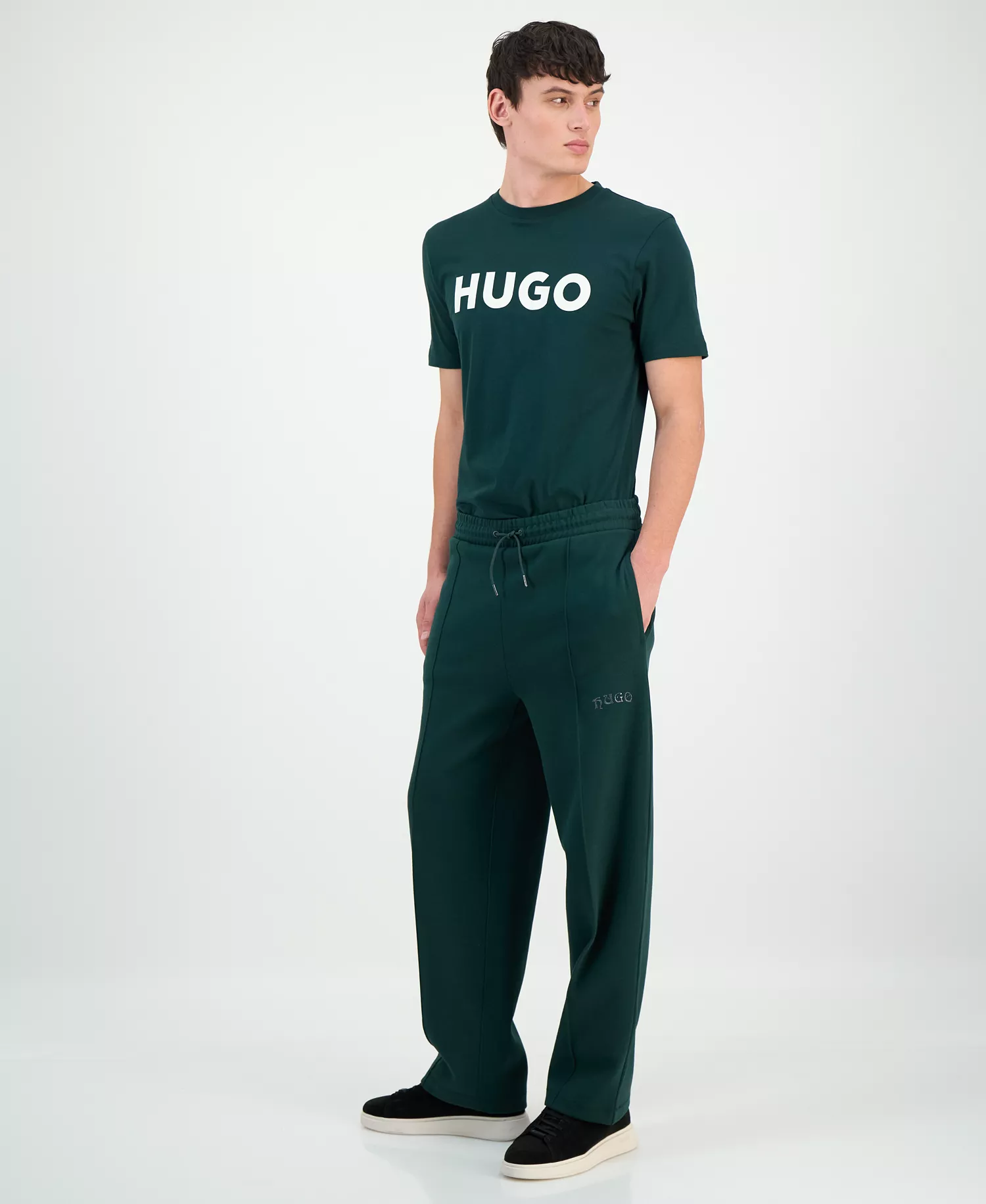 Hugo Fit Men's Dadsinolo Regular-Fit Drawstring Jogger Pants - Open Green - 2XL