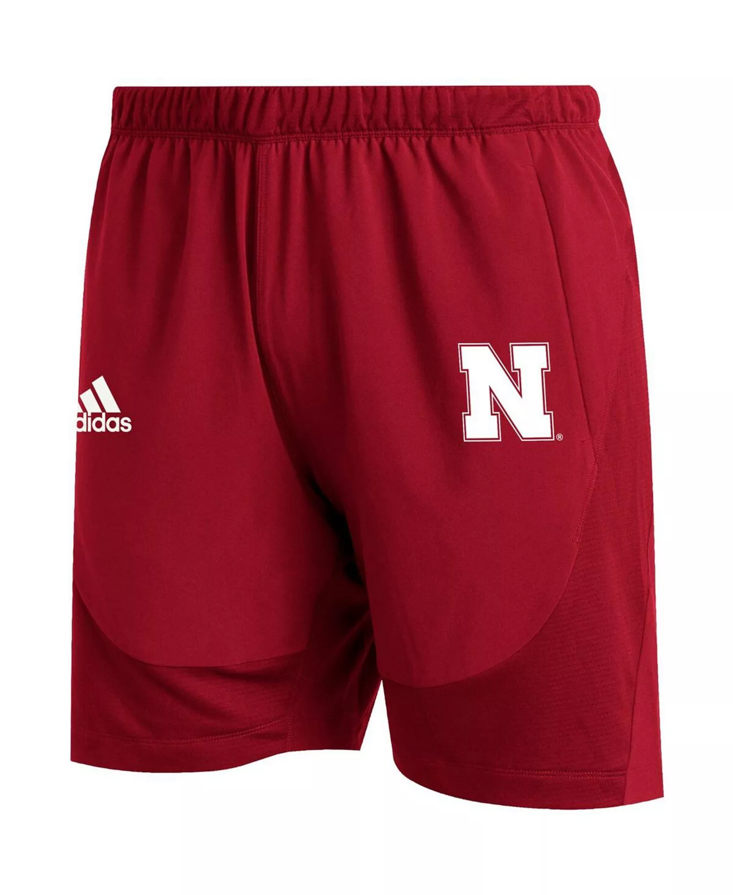 Men's Scarlet Nebraska Huskers 2021 Sideline Aeroready Training Shorts - Scarlet - L