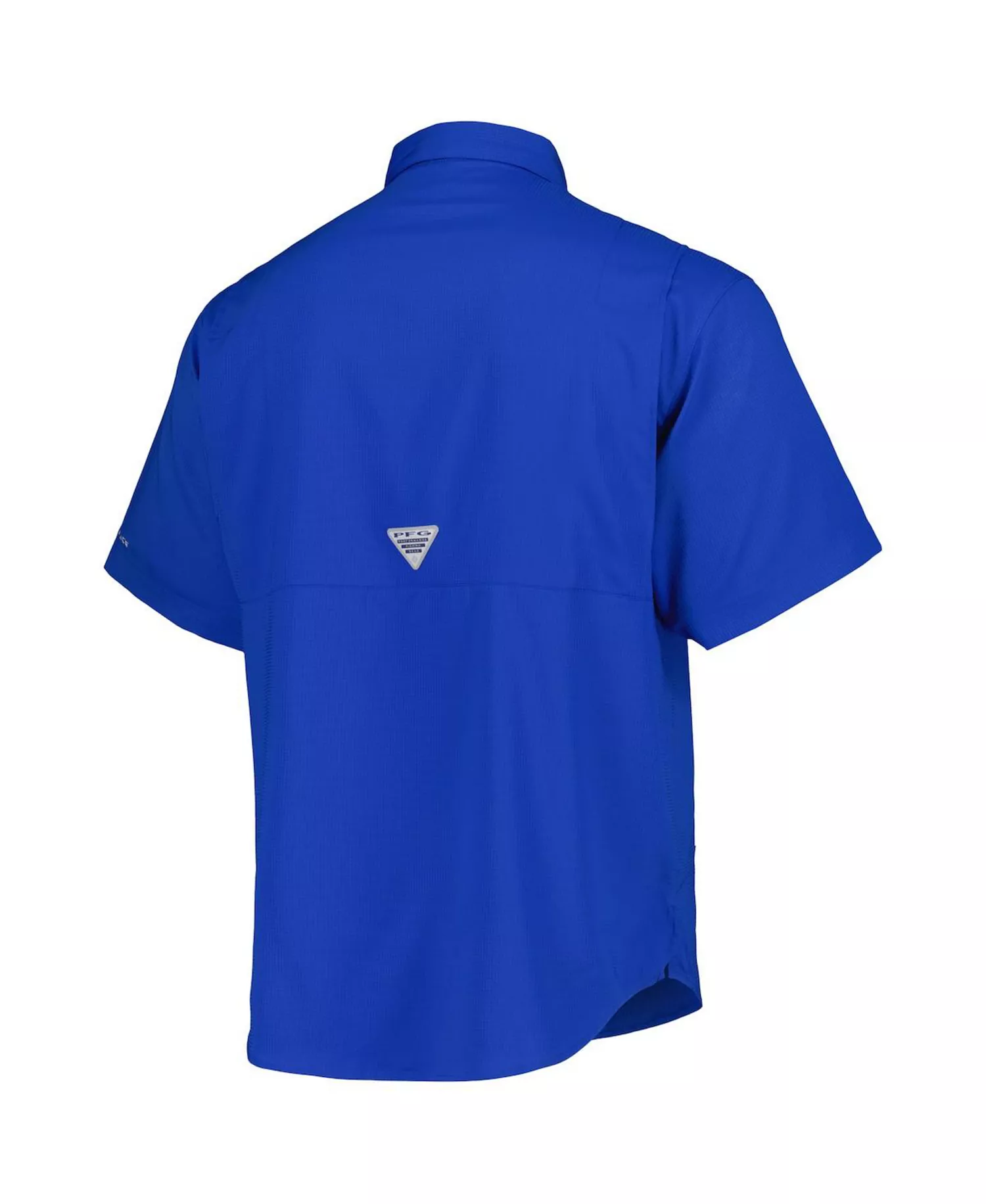 Men's Royal Kansas City Royals Tamiami Omni-Shade Button-Down Shirt - Royal - 2XL