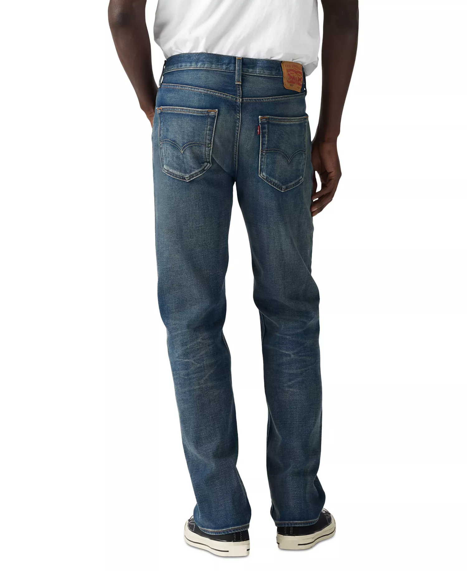Men's 501 Straight-Fit Button Fly Stretch Jeans - 3pm In Columbus - 29 - 30