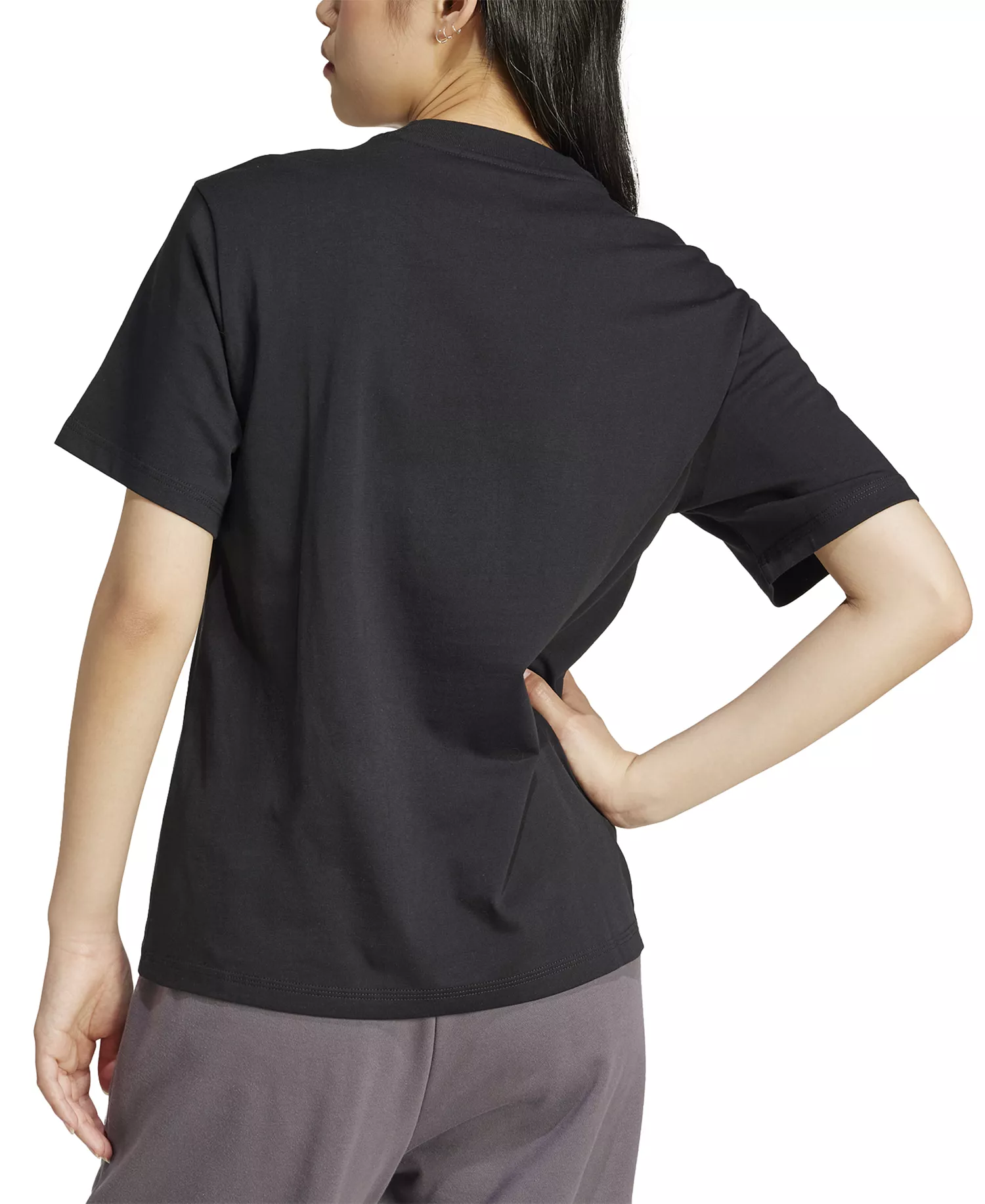 Women's Essentials Big Logo Cotton T-Shirt - Black - 2XL