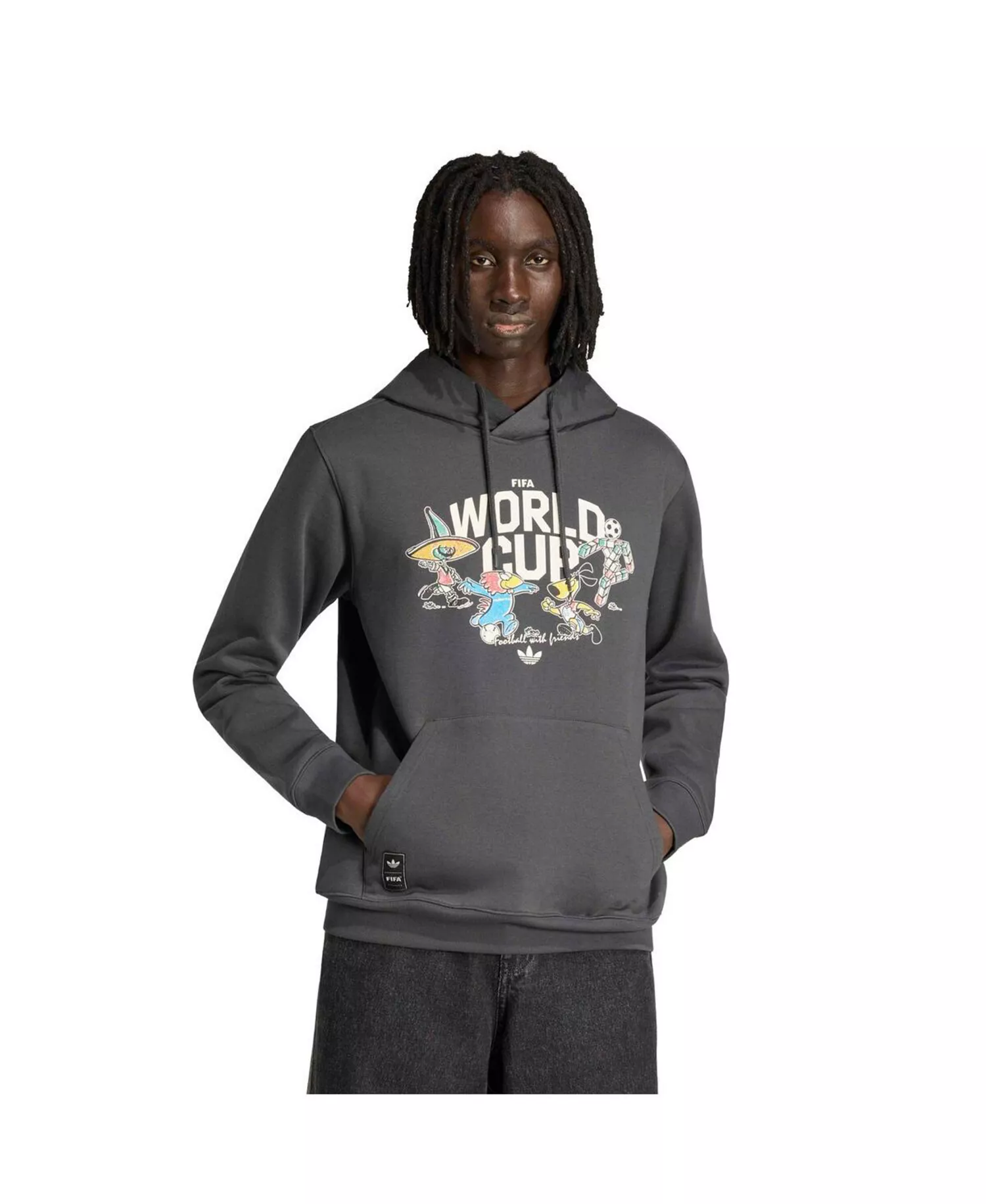 Men's Gray FIFA World Cup Historic Mascot Hoodie - Gray - 2XL