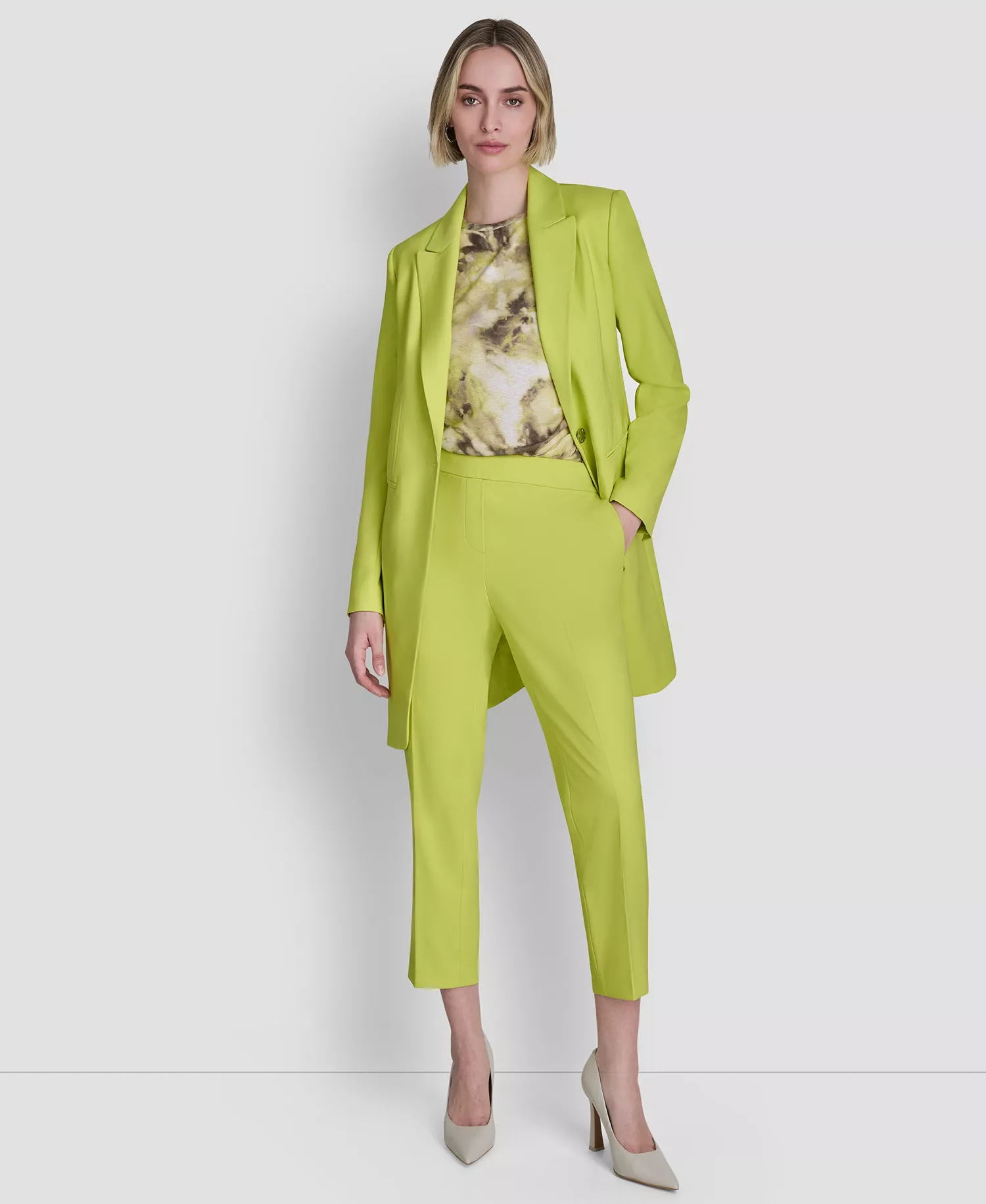 Women's Topper Jacket and Pull-On Ankle Pant - Limeade - 0