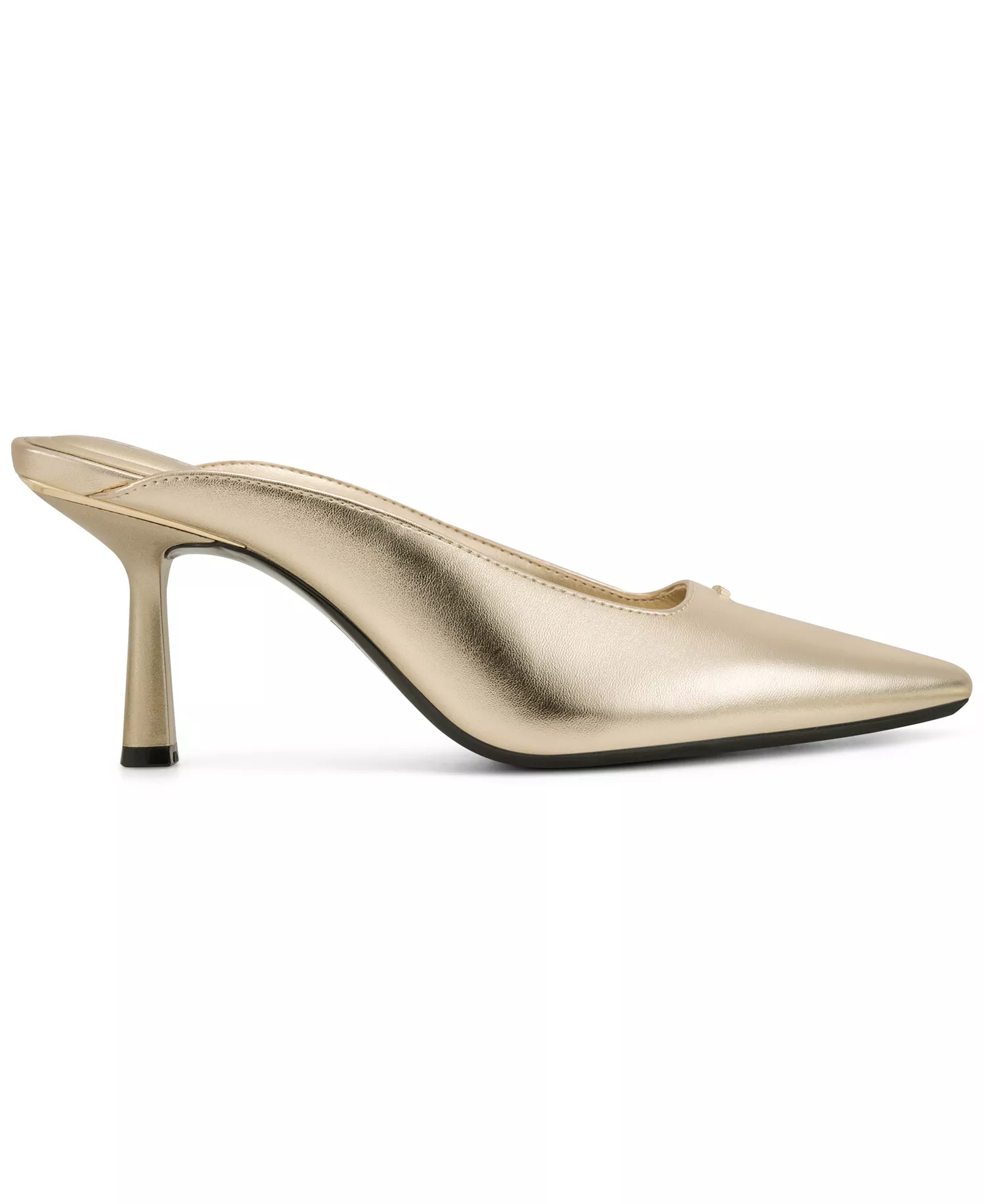 Women's Netta Slip-On Mule Pumps - Platino - 10M