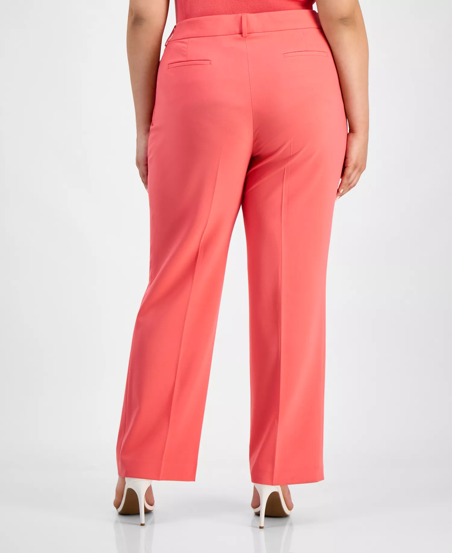 Plus Size Bird Eye Pants - Black - 14W